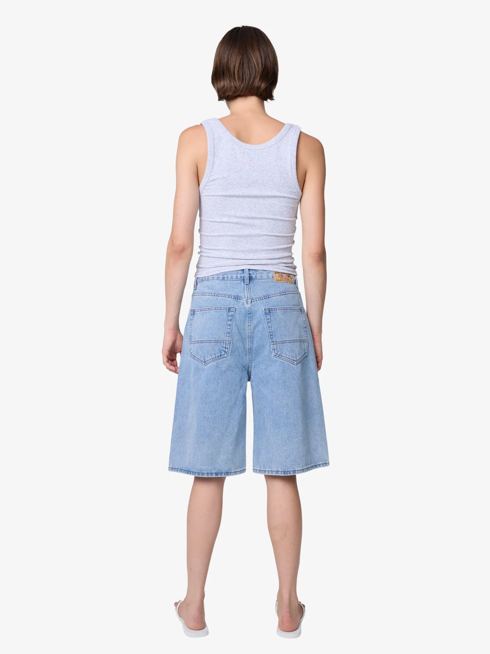 Denim Standard Shorts - Image 2