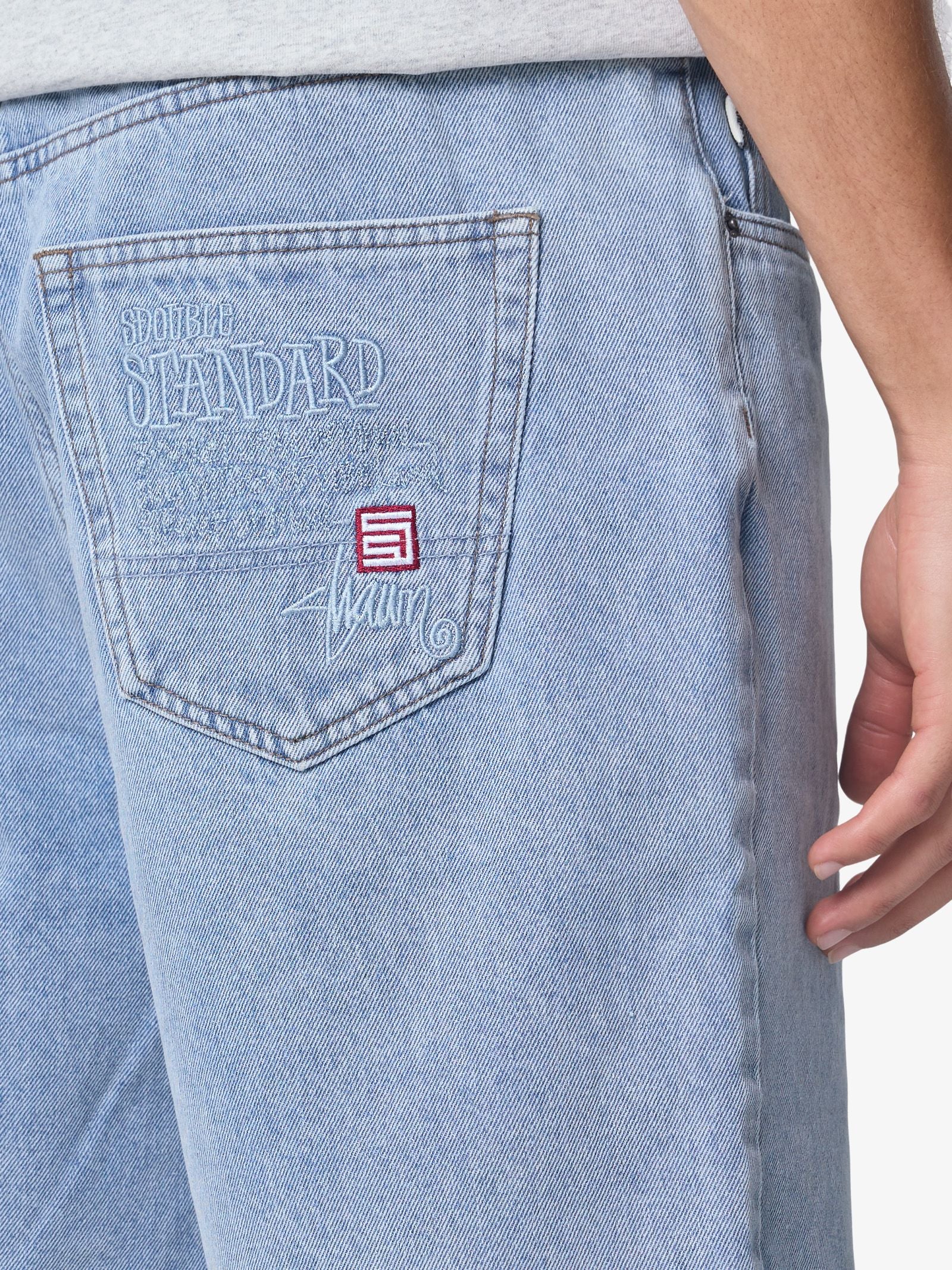 Embroidered 5 Pocket Shorts - Image 4