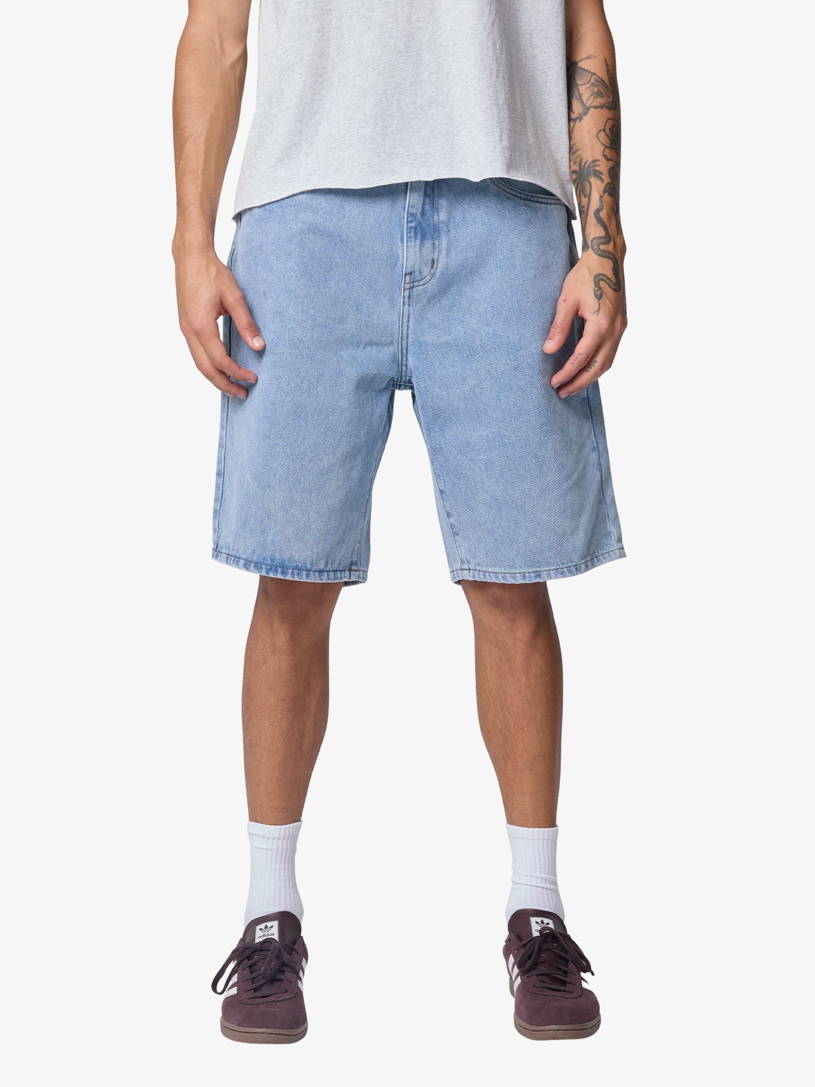Embroidered 5 Pocket Shorts - Image 5