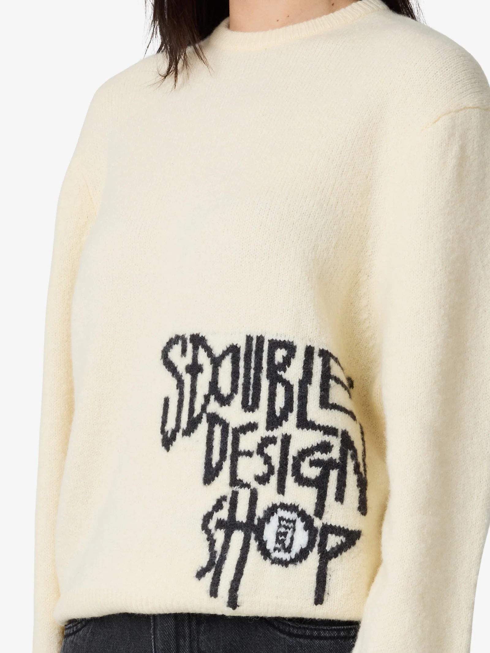 Placement Knit Womens Sweater - Image 4