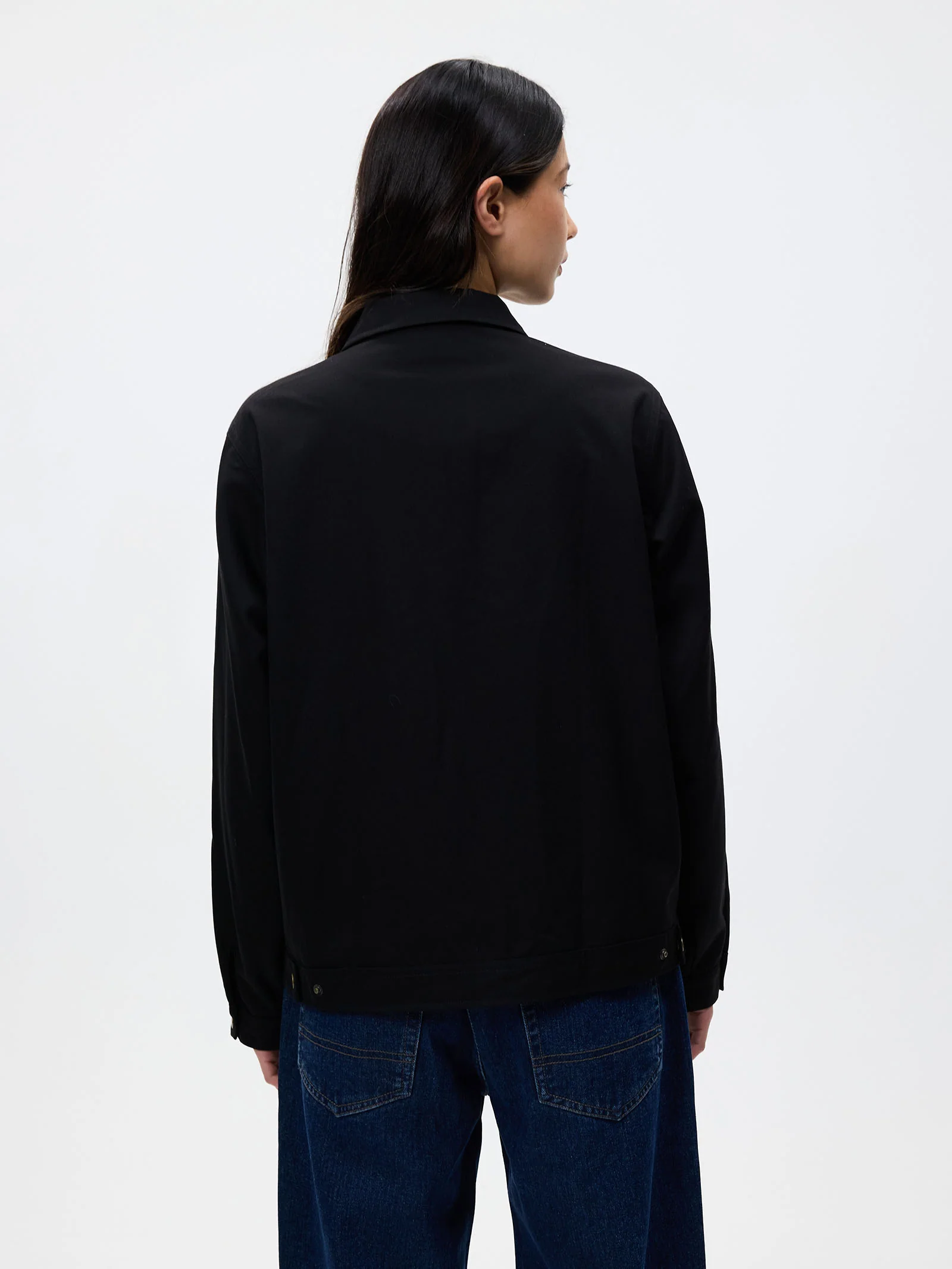 Womens Gaberdine Zip Jacket - Image 4