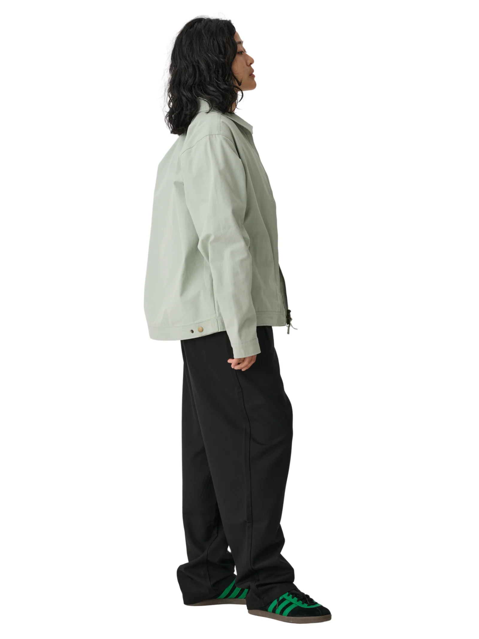 Womens Unlined Canvas Jacket - Image 2