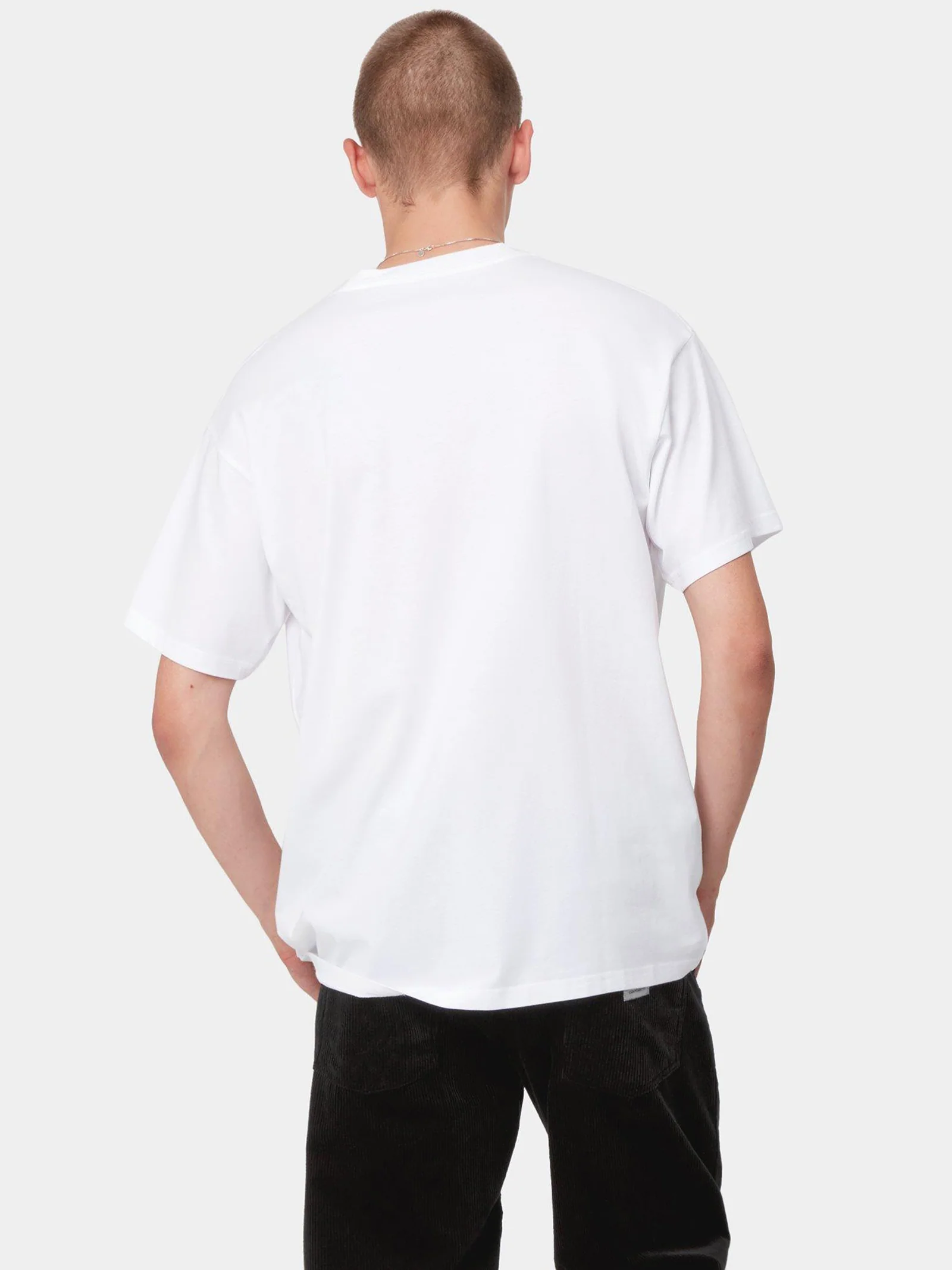 S/S Script Embroidery T-Shirt - Image 2