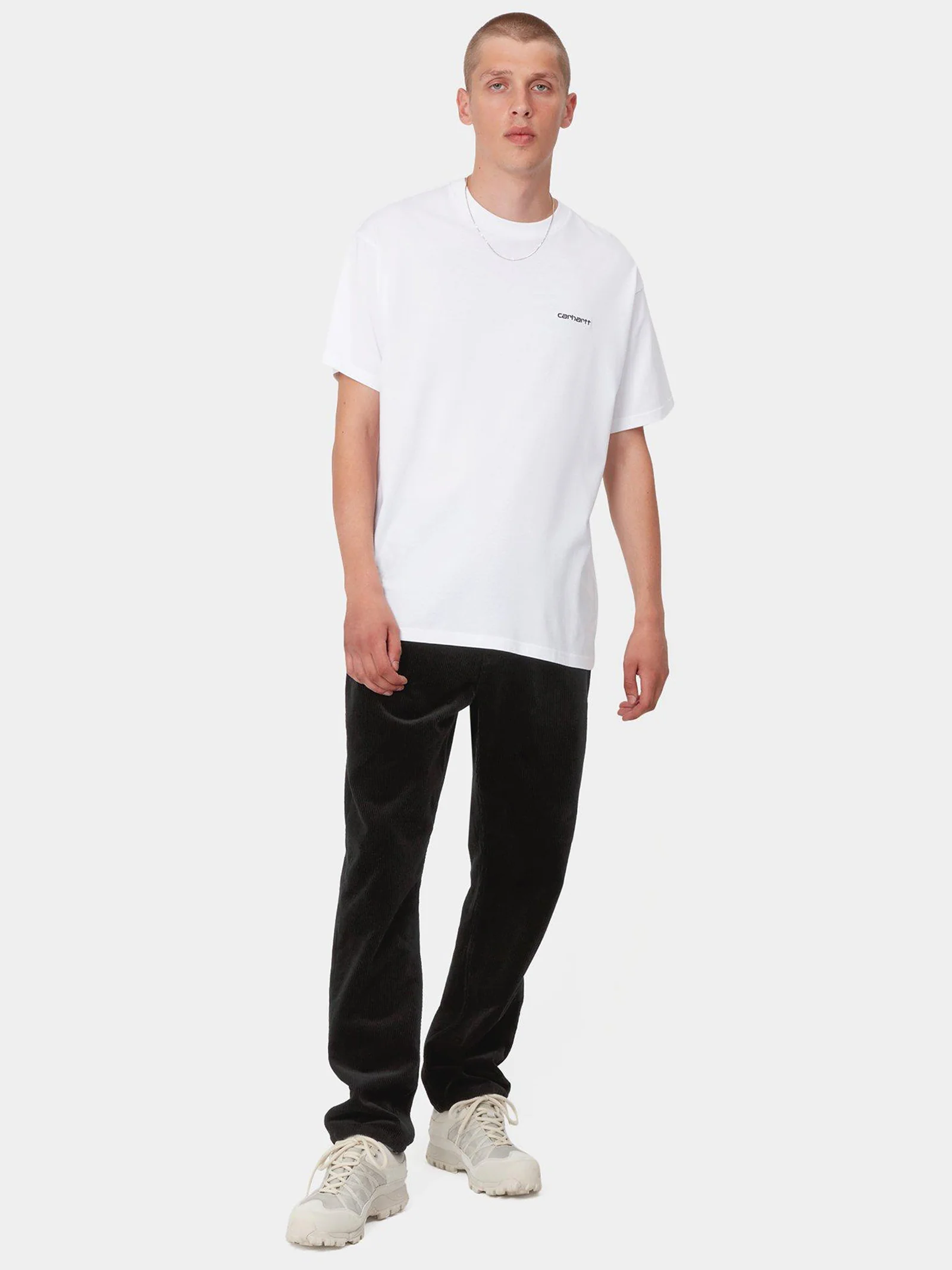 S/S Script Embroidery T-Shirt - Image 3