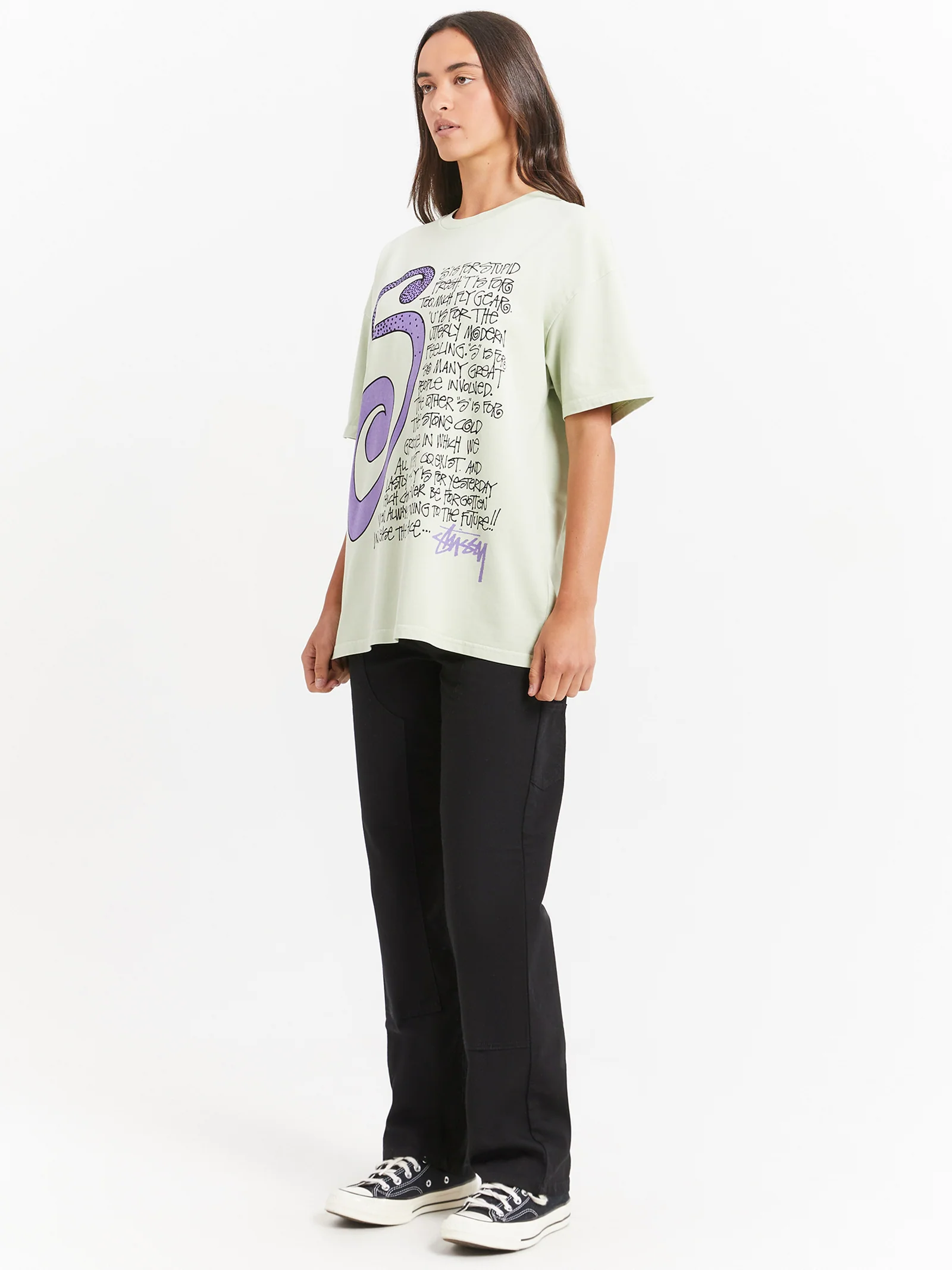 S Talk Heavyweight Relaxed T-Shirt - Image 4