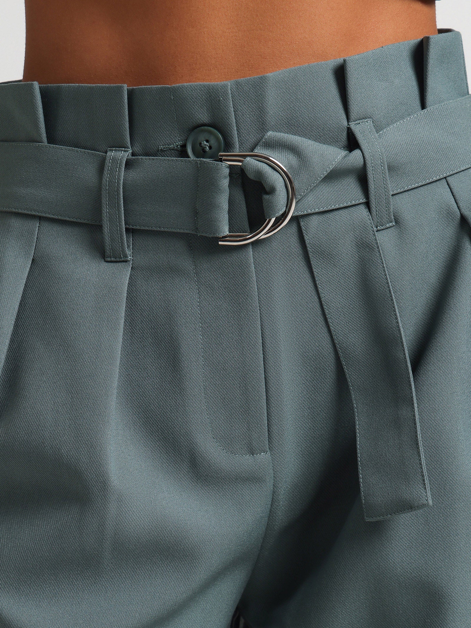 Sammy Belted Paperbag Pants - Image 3