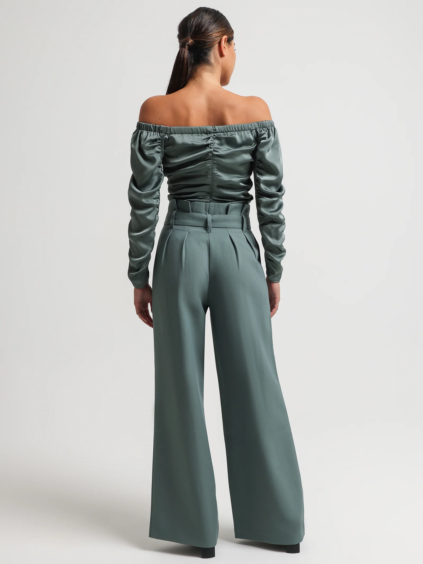 Sammy Belted Paperbag Pants - Image 5