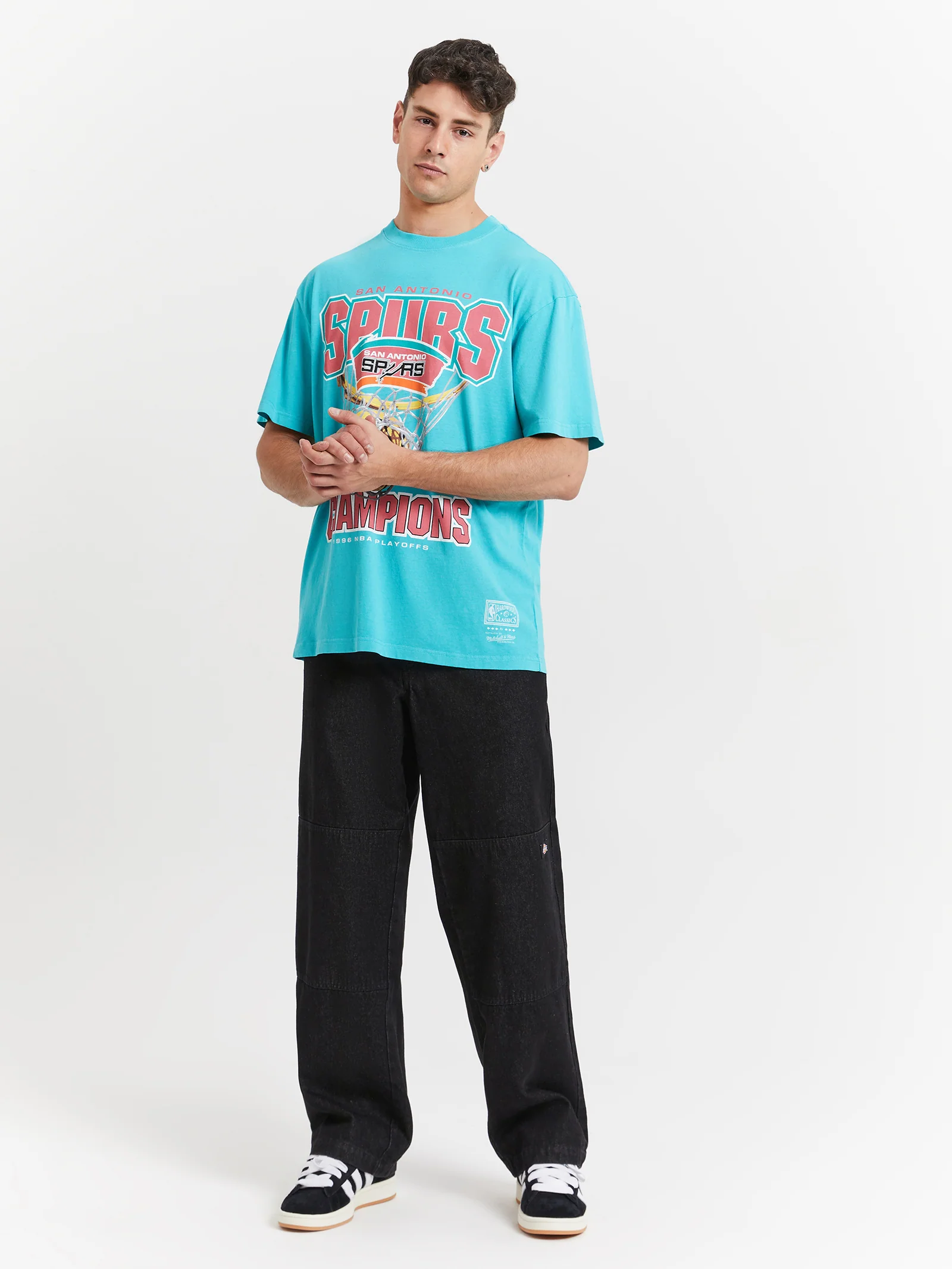 San Antonio Spurs Nothing But Net T-Shirt - Image 2