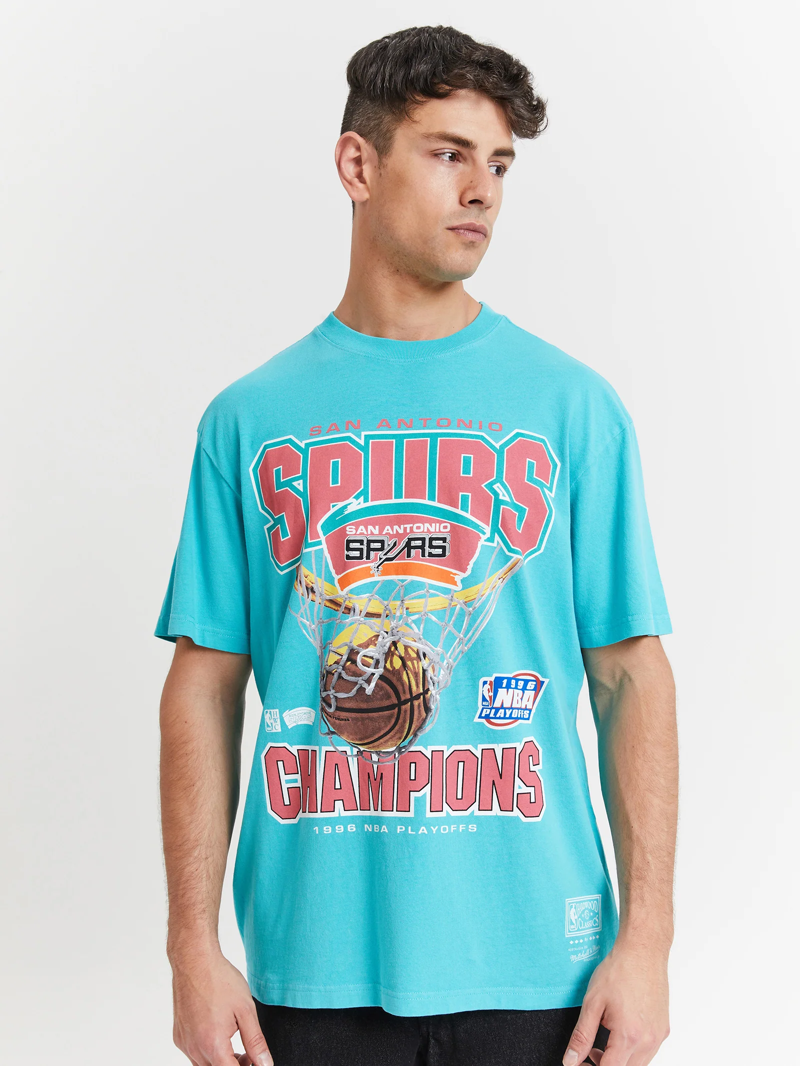 San Antonio Spurs Nothing But Net T-Shirt - Image 3