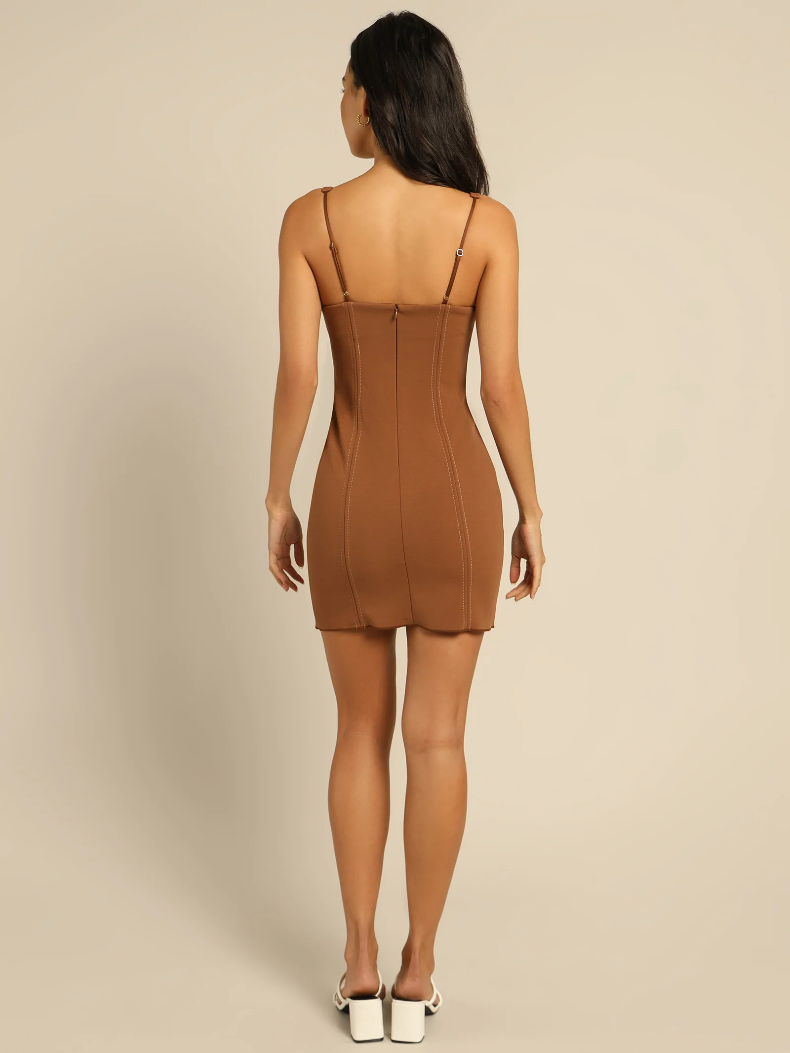 Sasha Bonded Mini Dress - Image 5