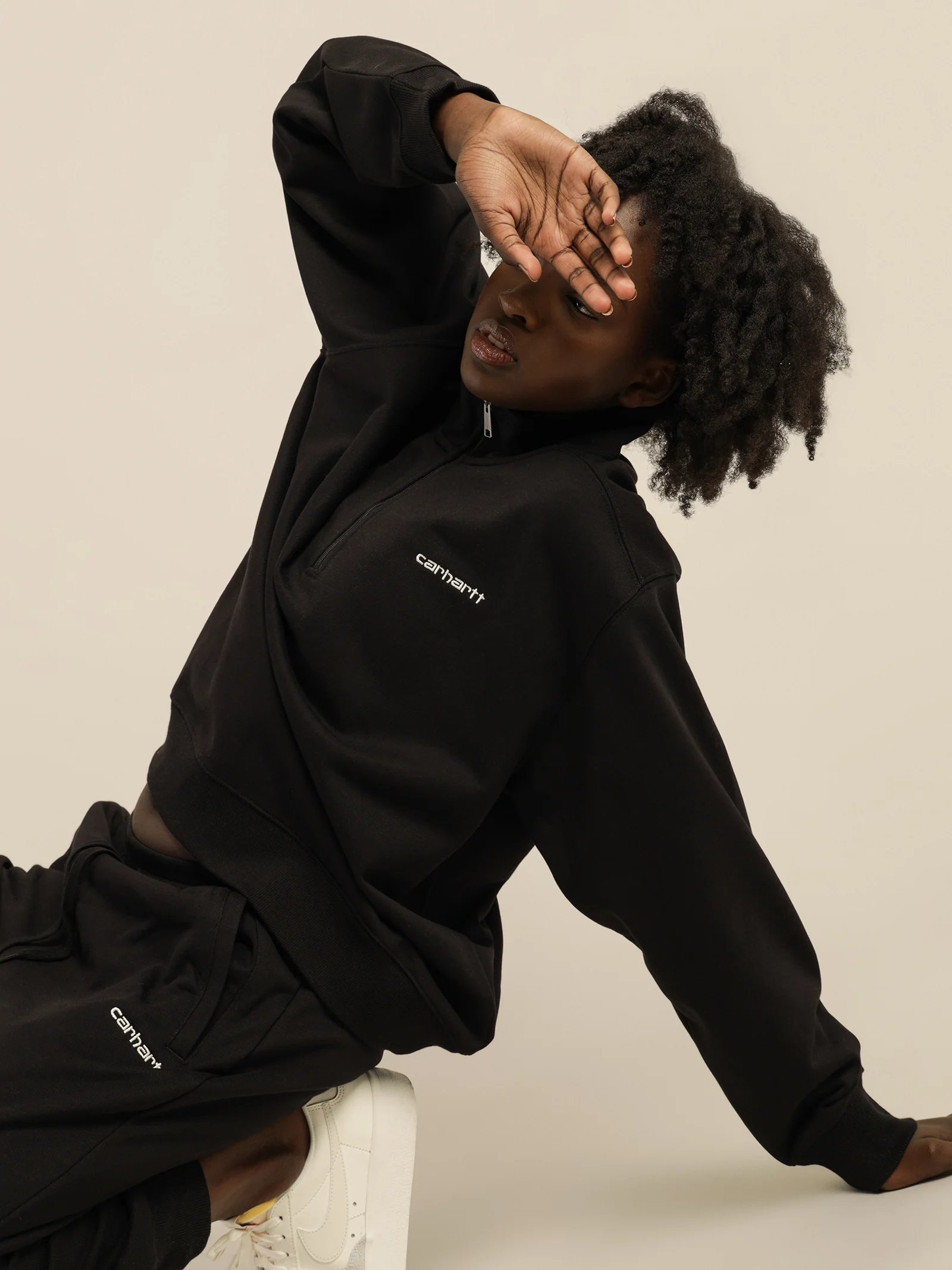 Script Embroidery Highneck Sweater - Image 2