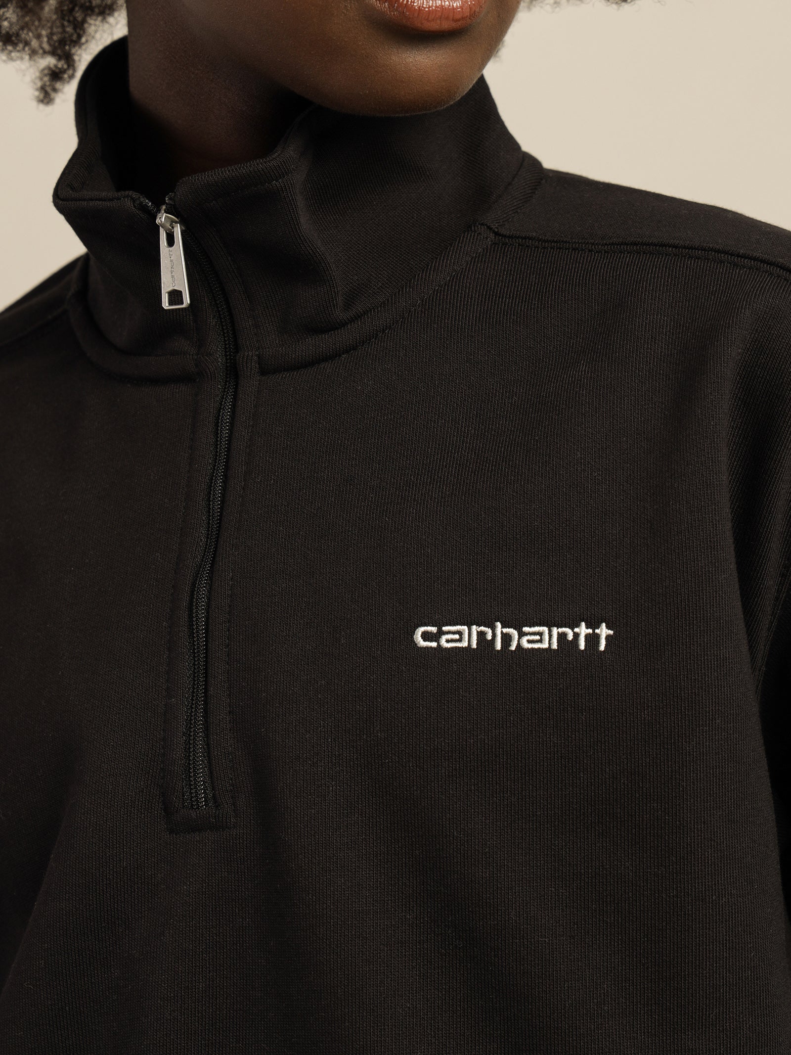 Script Embroidery Highneck Sweater - Image 3