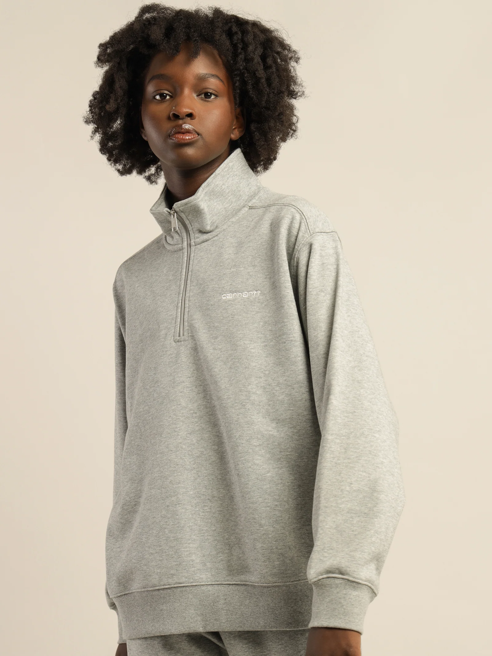 Script Embroidery Highneck Sweater - Image 2