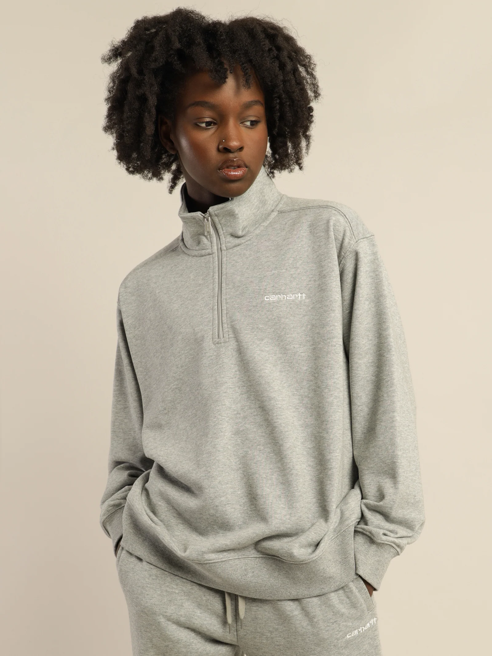 Script Embroidery Highneck Sweater - Image 3
