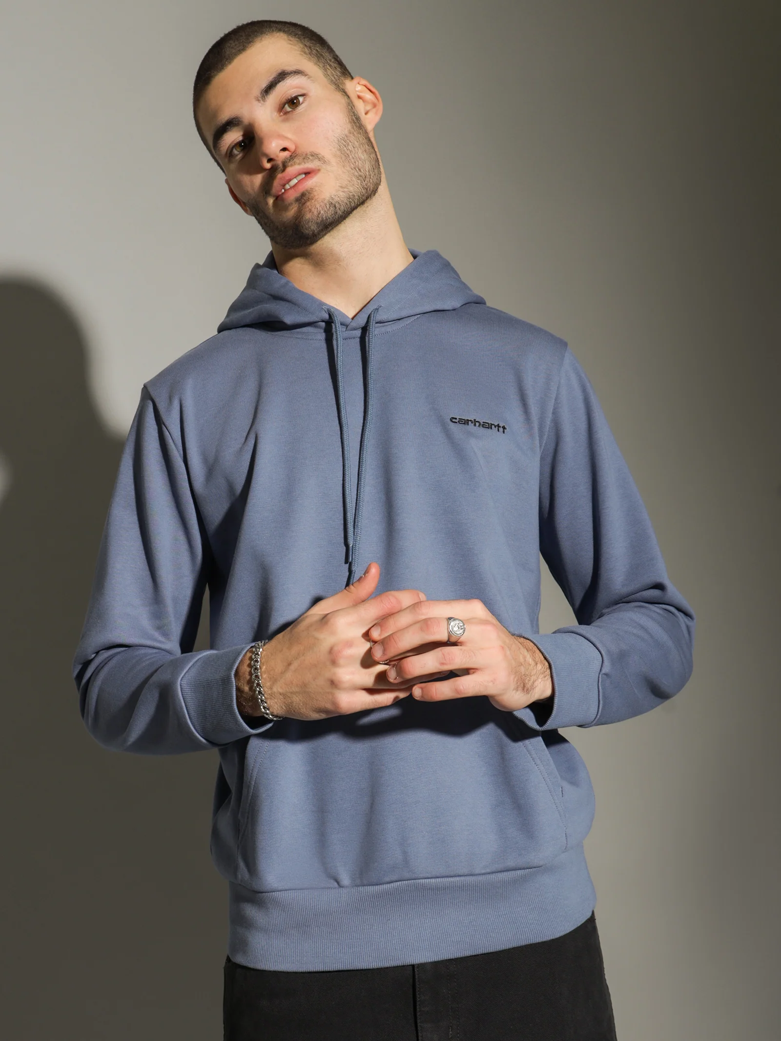 Script Embroidery Hoodie - Image 5