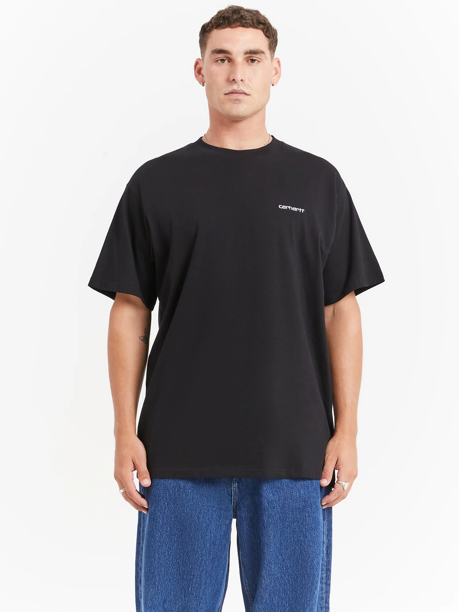 Script Embroidery T-Shirt - Image 3