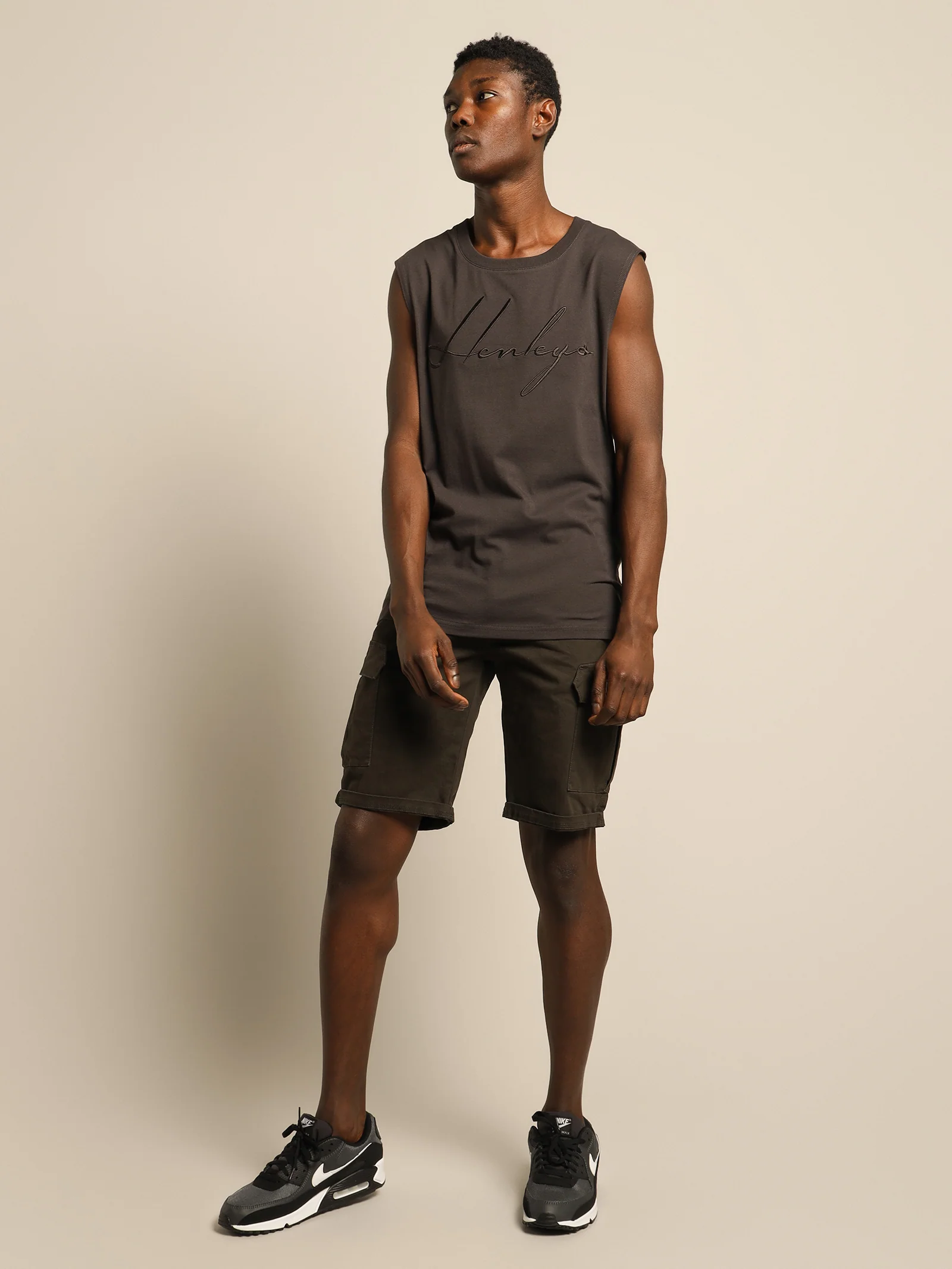 Script Logo Muscle Shirt - Image 5