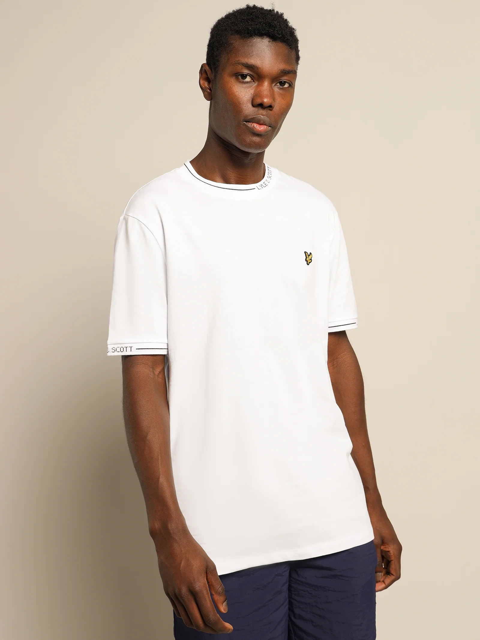 Seasonal Branded Ringer T-Shirt - Image 3