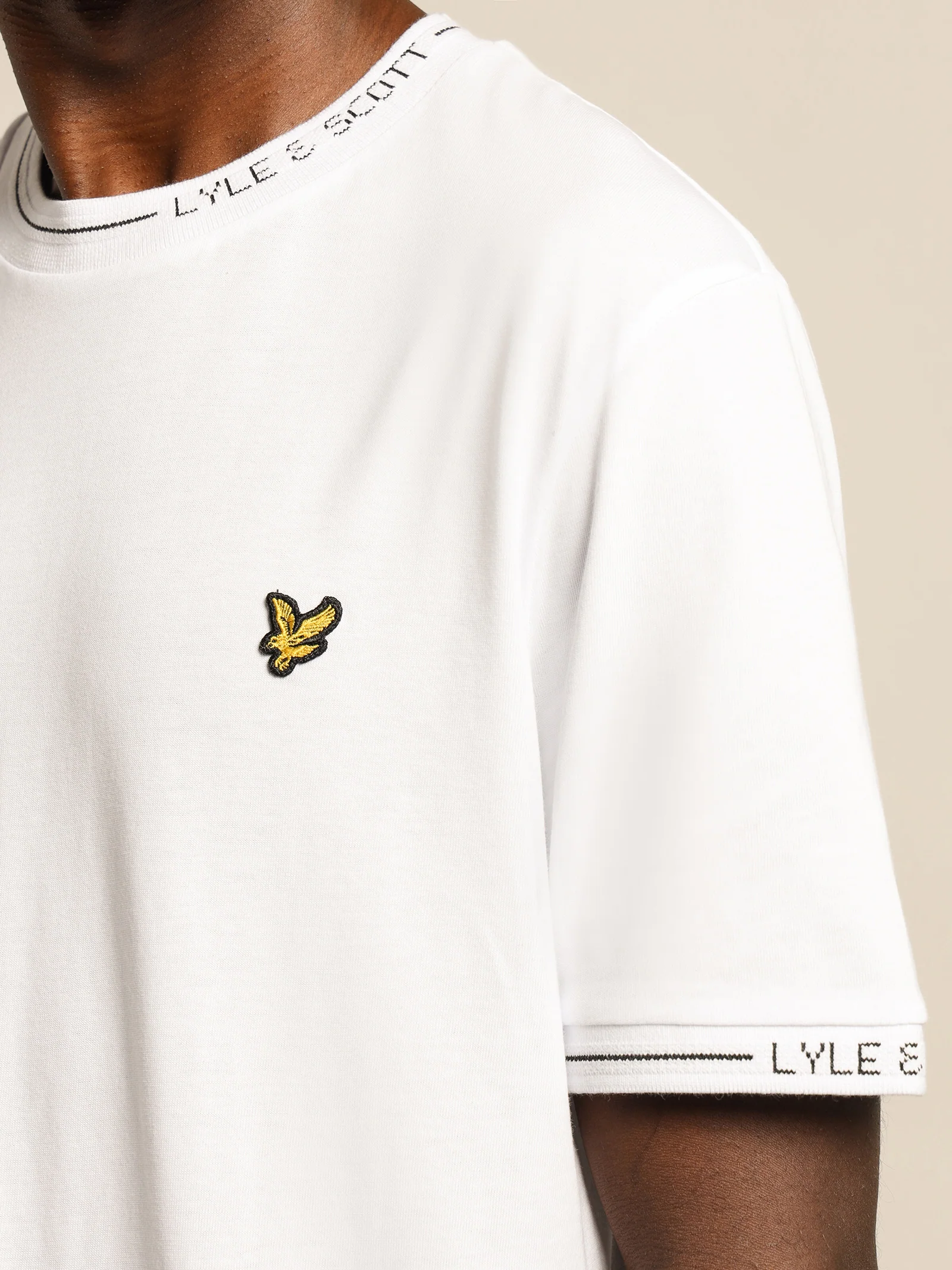 Seasonal Branded Ringer T-Shirt - Image 4