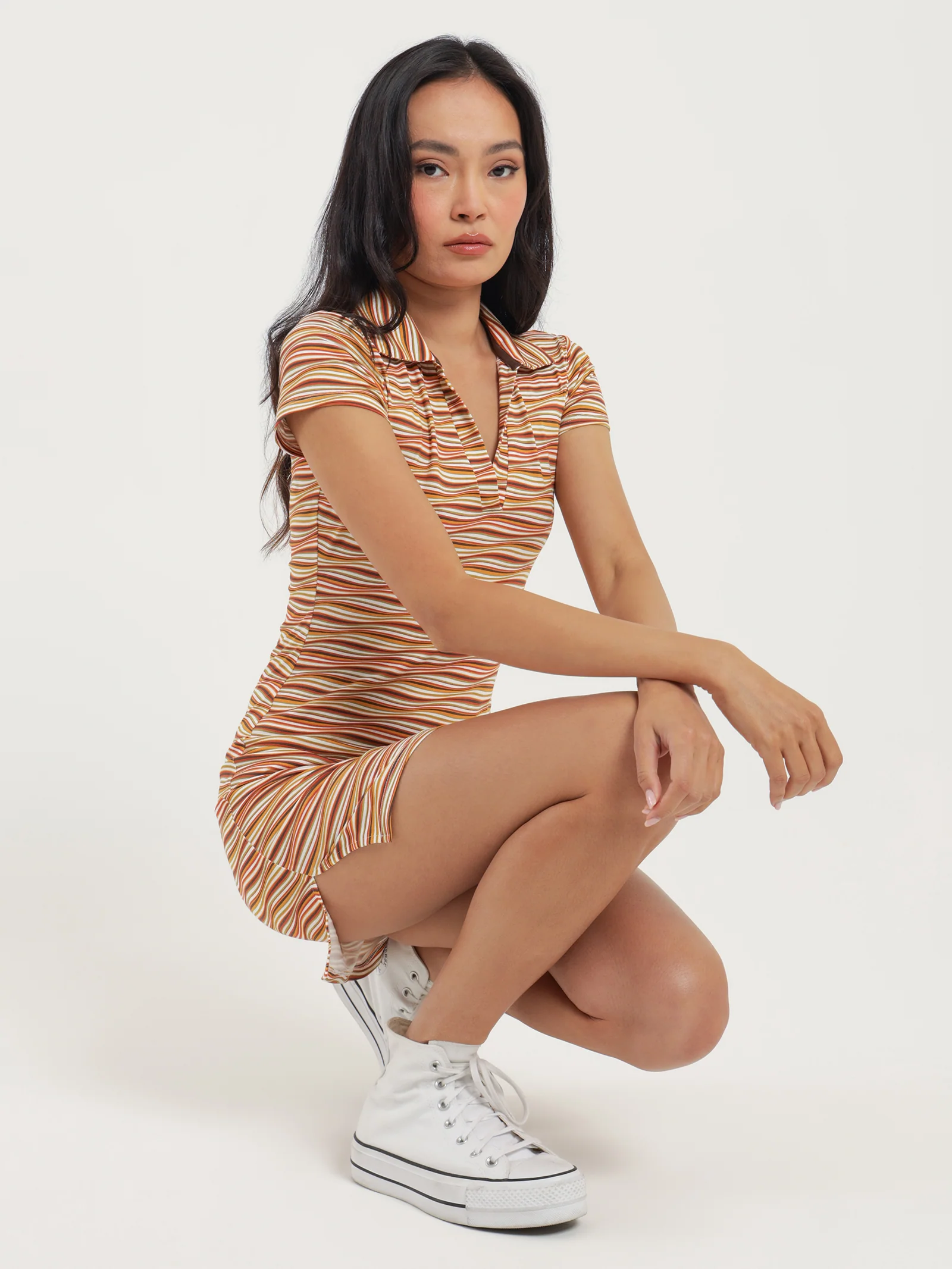 Seeing Stripes Polo Dress - Image 5