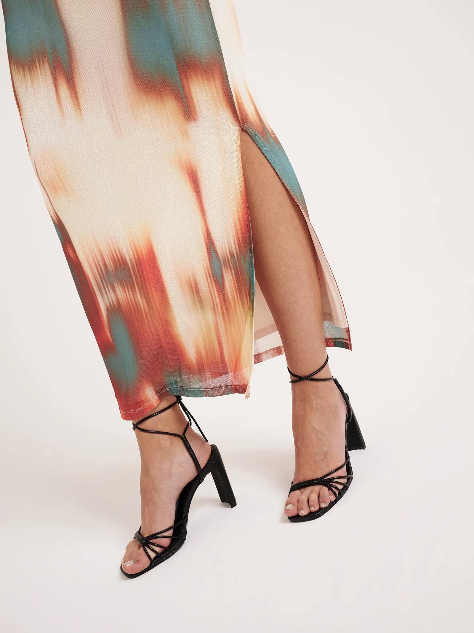 Senya Mesh Midi Skirt - Image 4