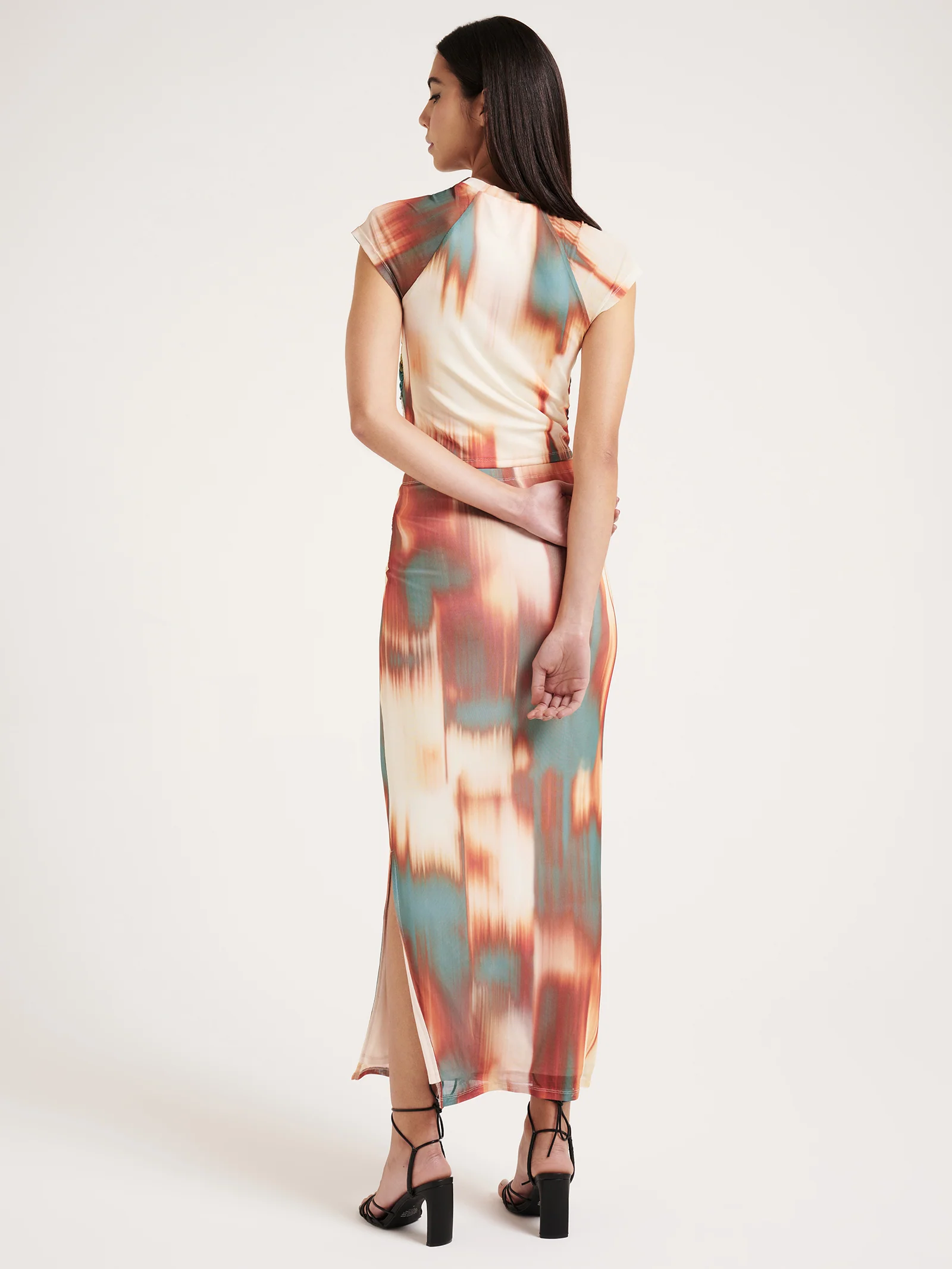 Senya Mesh Midi Skirt - Image 5