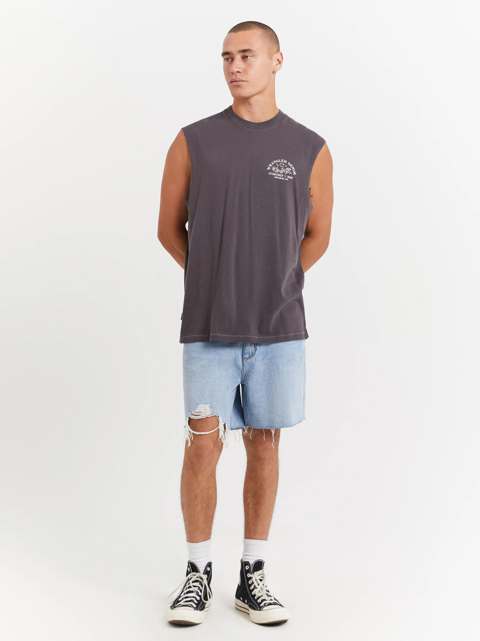 Serpent Stamp Muscle T-Shirt - Image 2