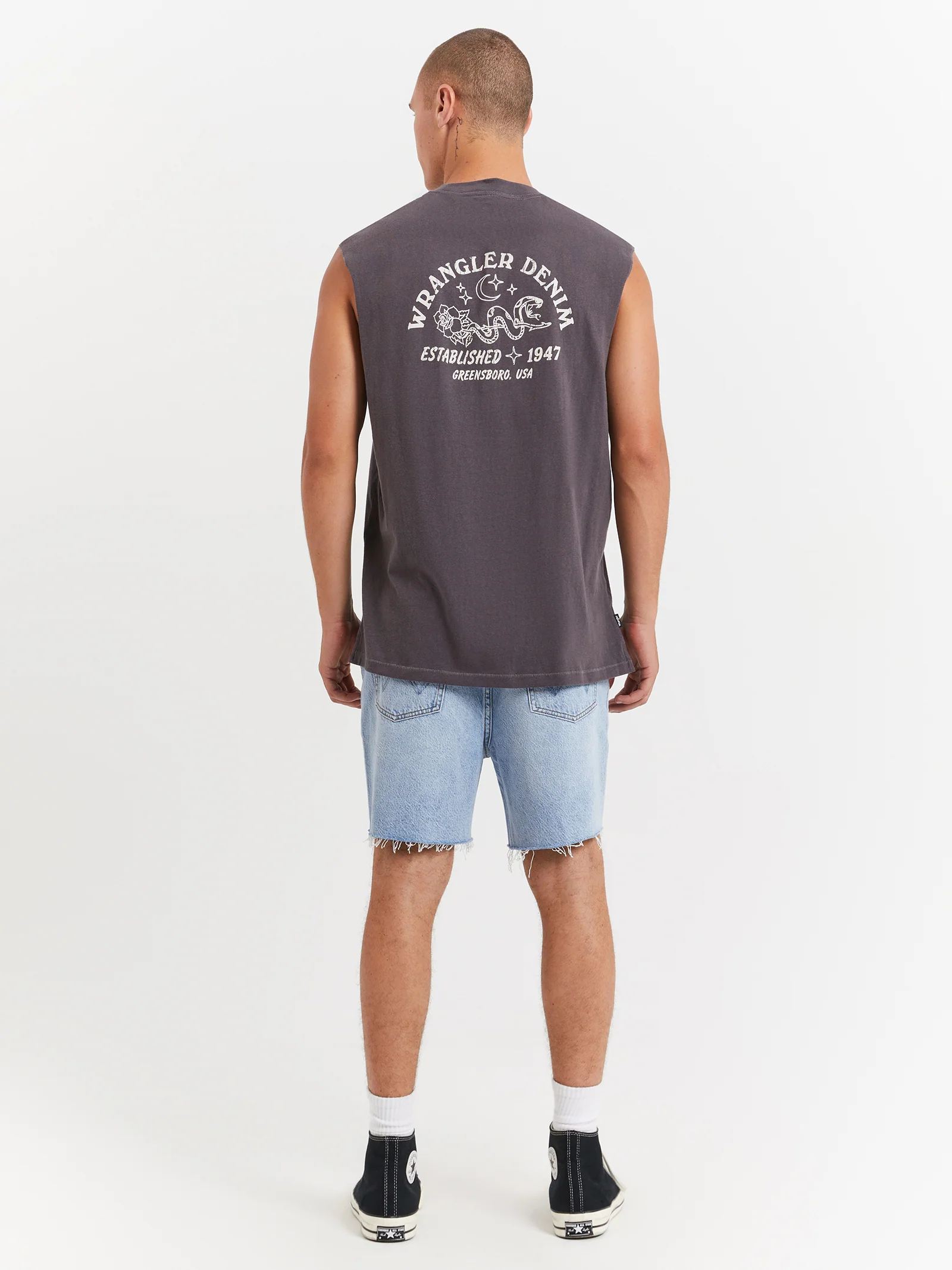Serpent Stamp Muscle T-Shirt - Image 5