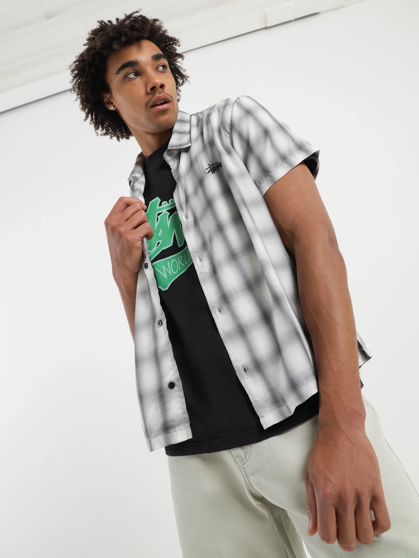 Shadow Plaid T-Shirt - Image 2