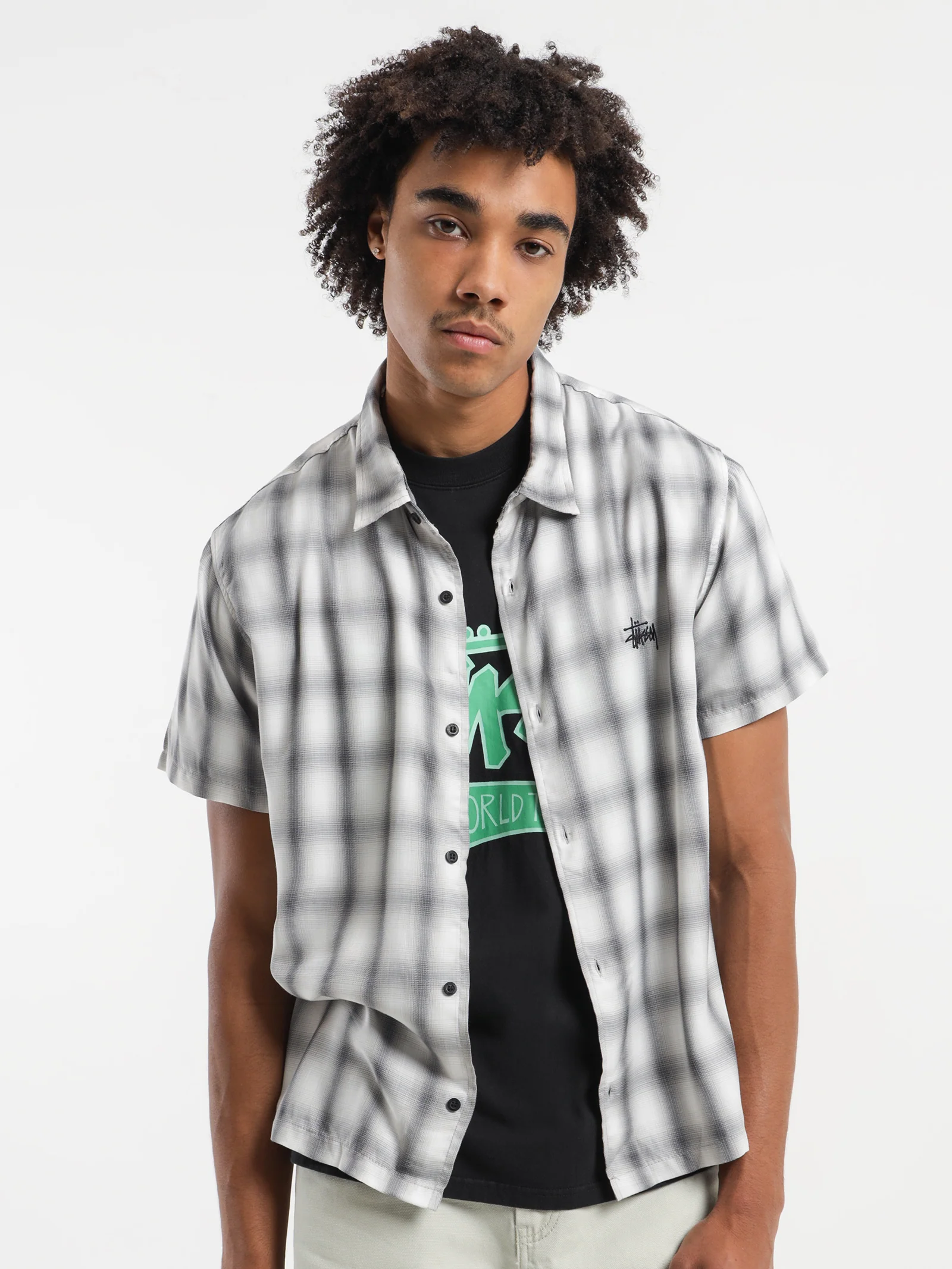 Shadow Plaid T-Shirt - Image 4