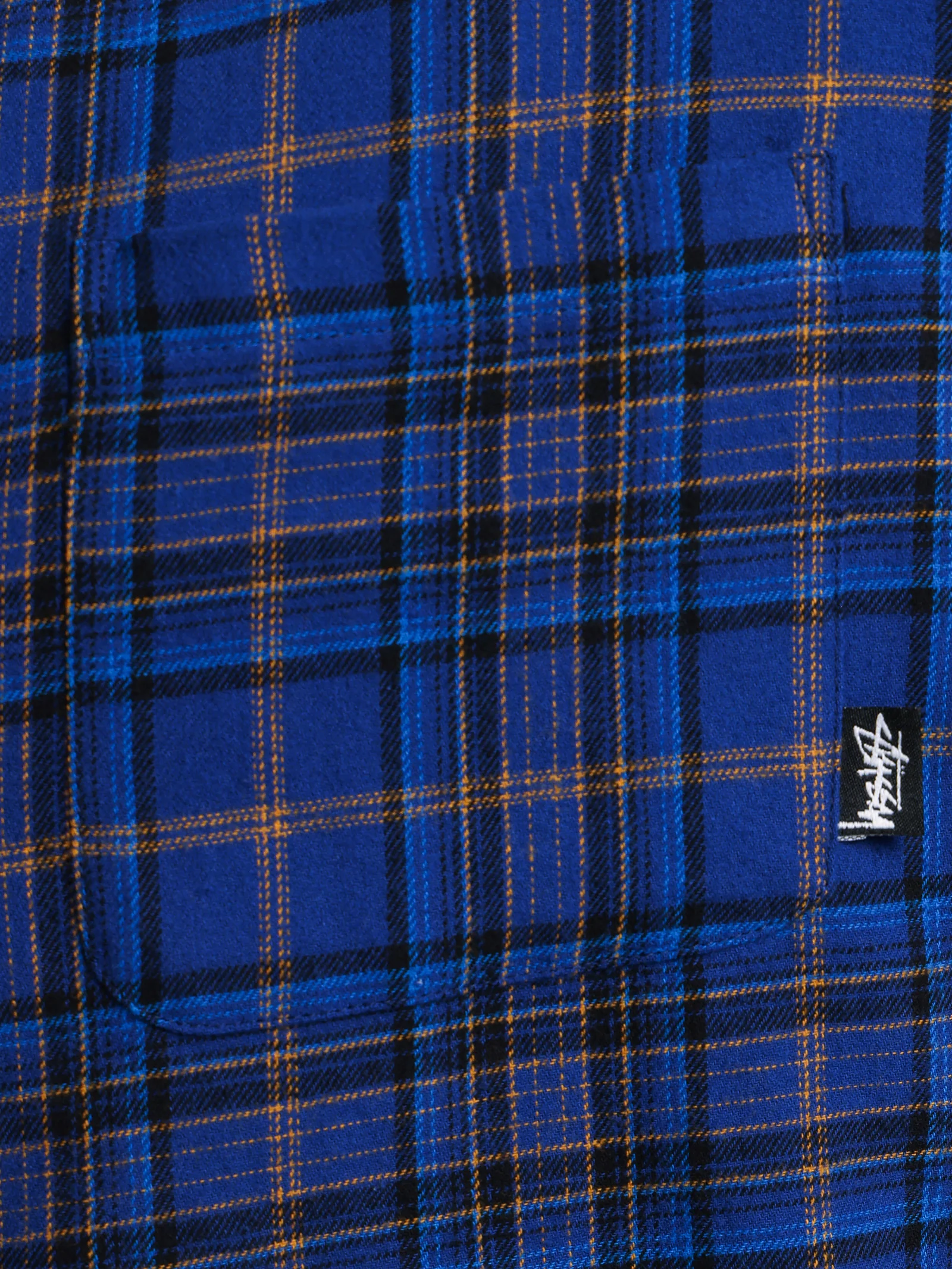 Shadow Plaid Zip Long Sleeve Shirt - Image 3