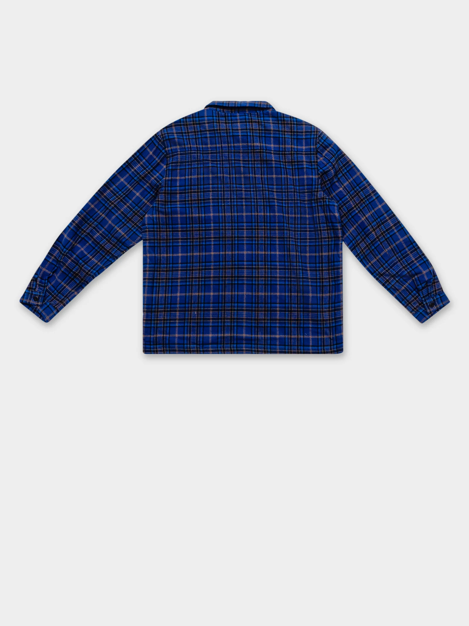 Shadow Plaid Zip Long Sleeve Shirt - Image 7