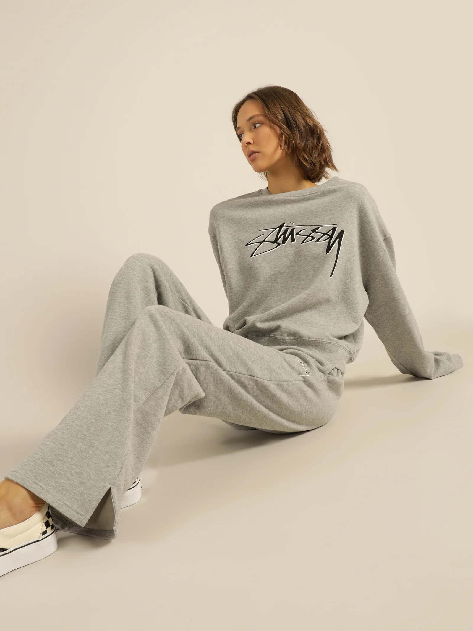 Shadow Script Wide Track Pants - Image 2