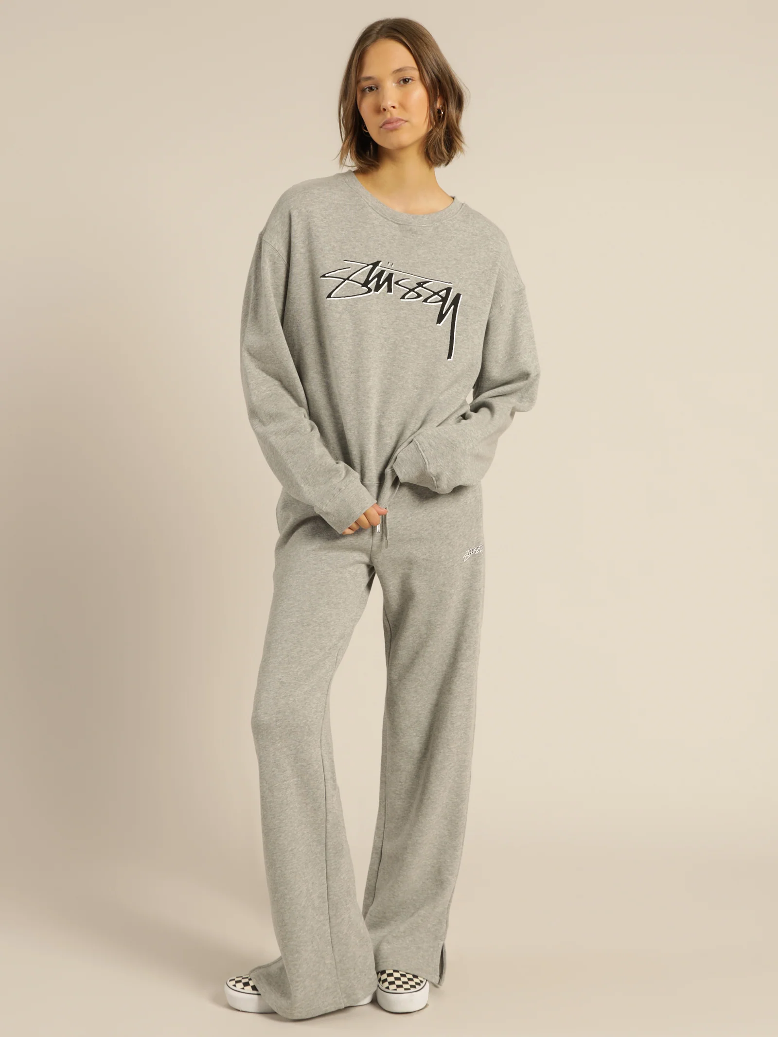Shadow Script Wide Track Pants - Image 4
