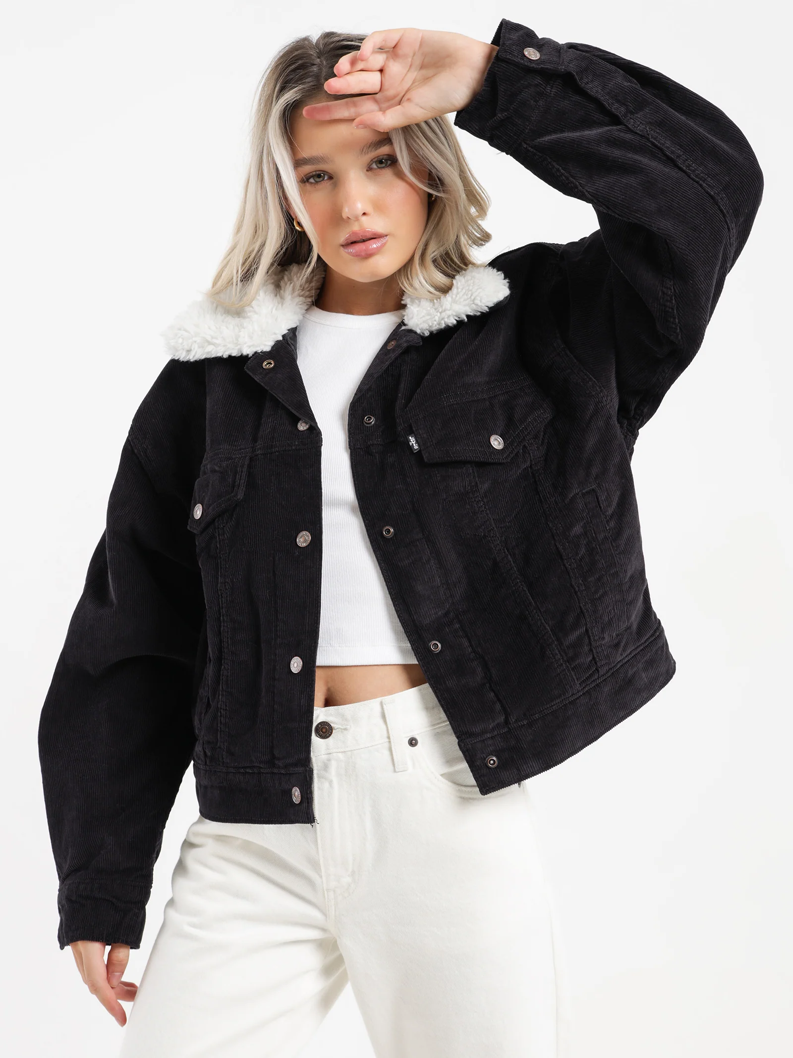 Sherpa Baby Baggy Trucker Jacket - Image 4