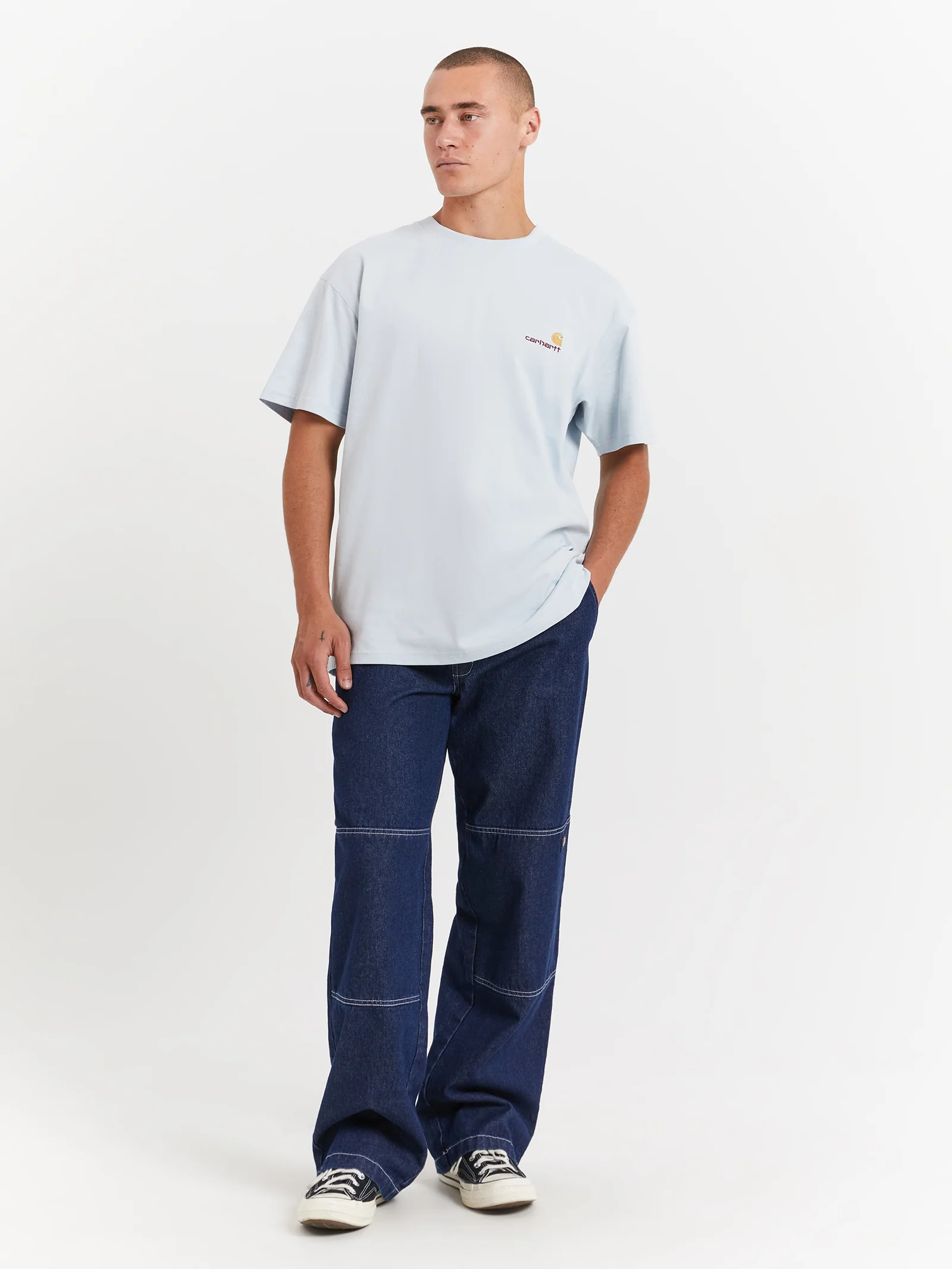 Short Sleeve American Script T-Shirt - Image 2