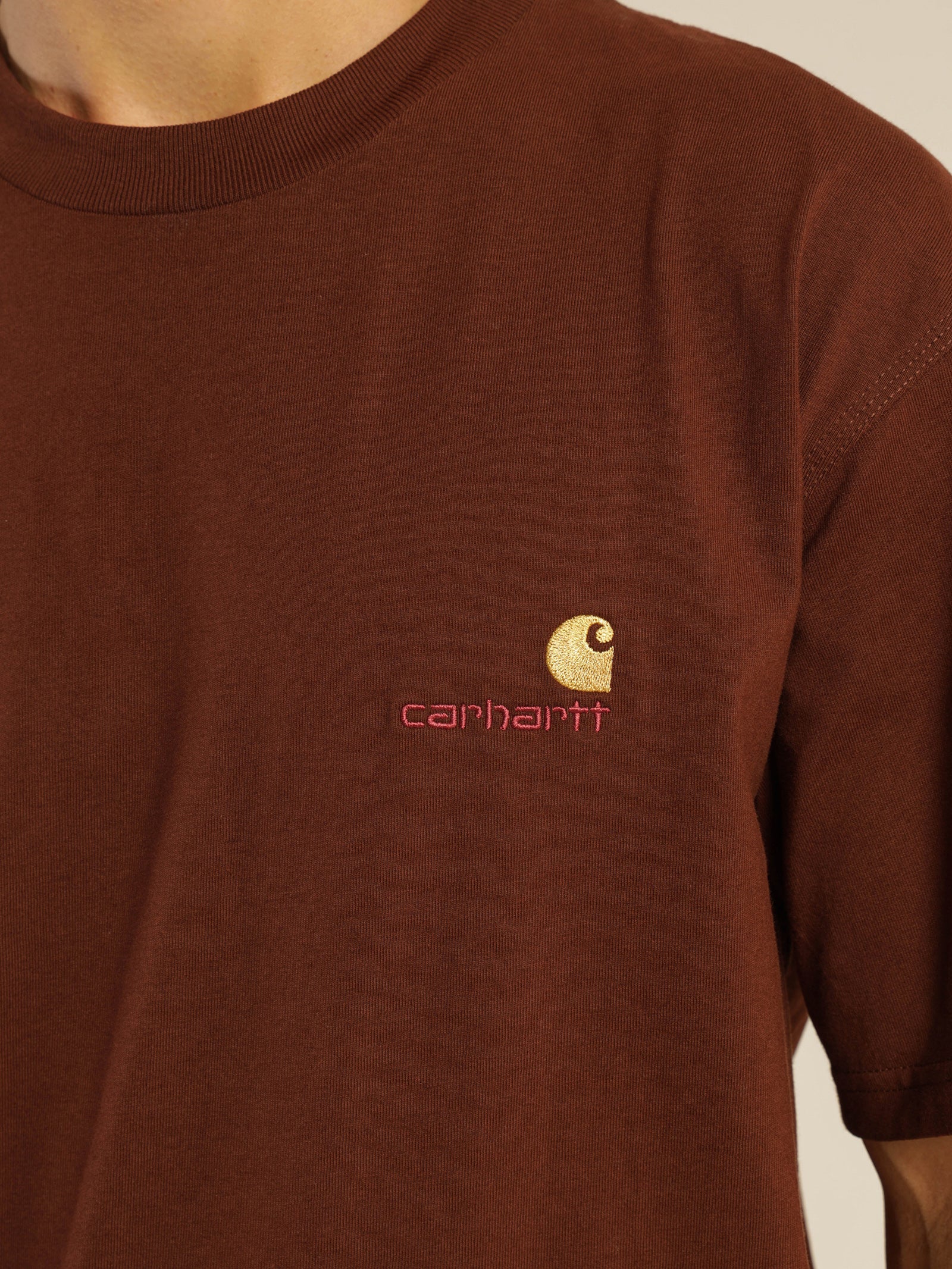 Short Sleeve American Script T-Shirt - Image 4