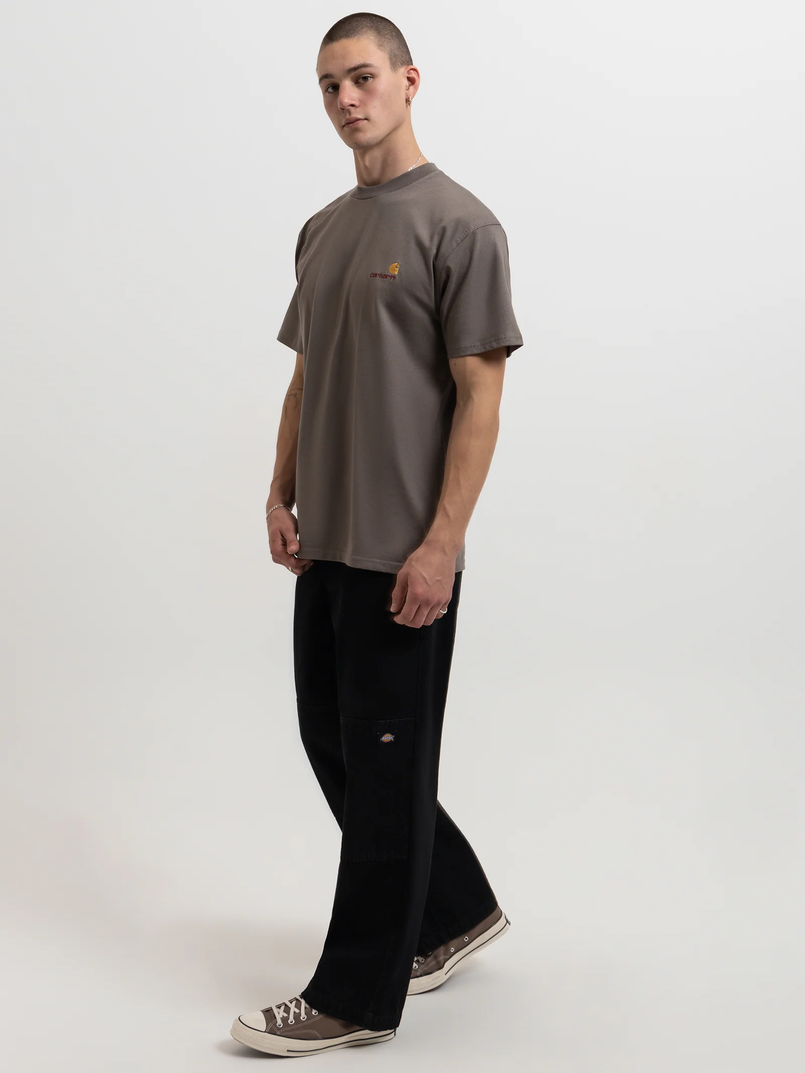 Short Sleeve American Script T-Shirt - Image 4