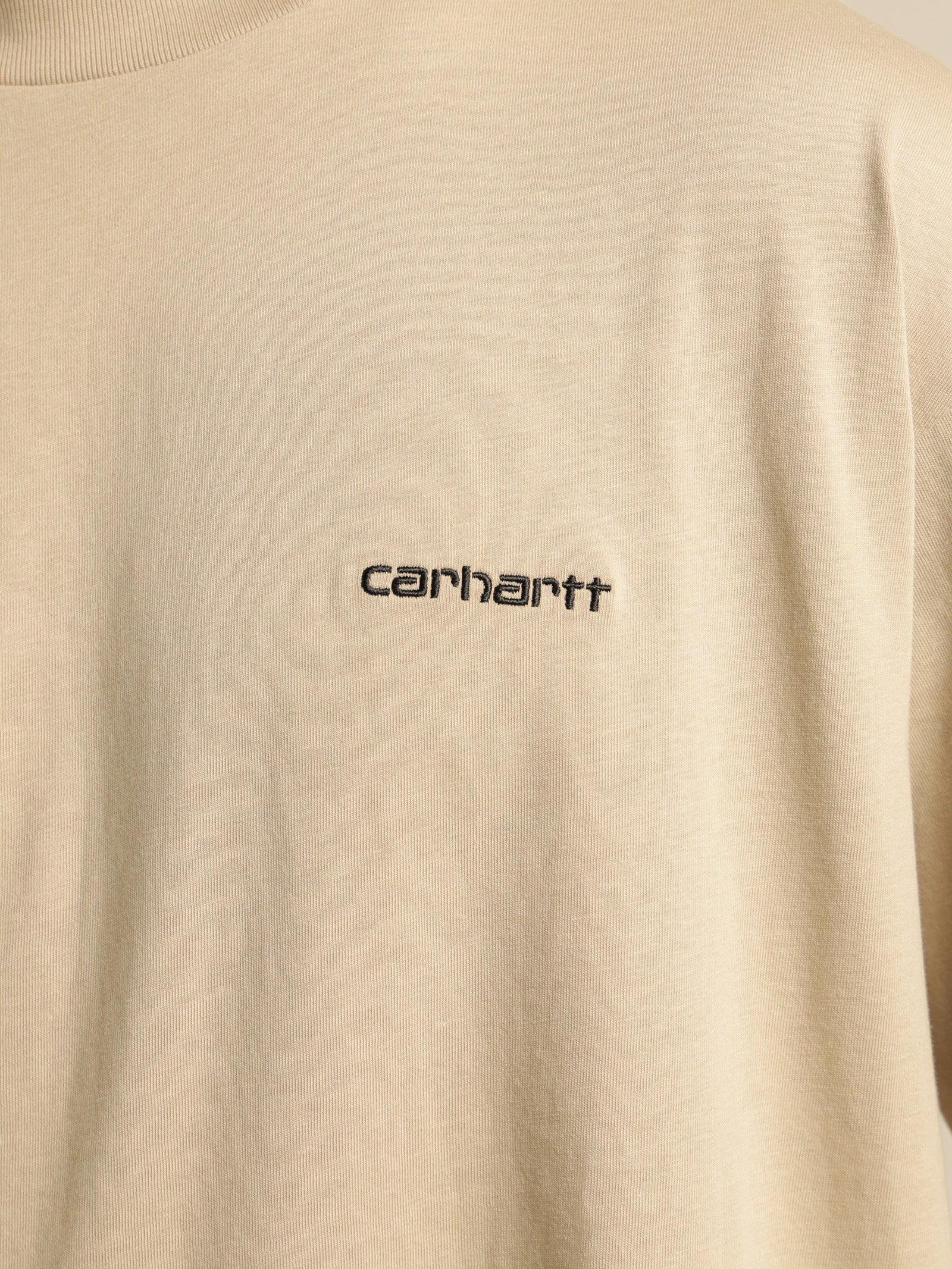 Short Sleeve Embroidered Script T-Shirt - Image 5