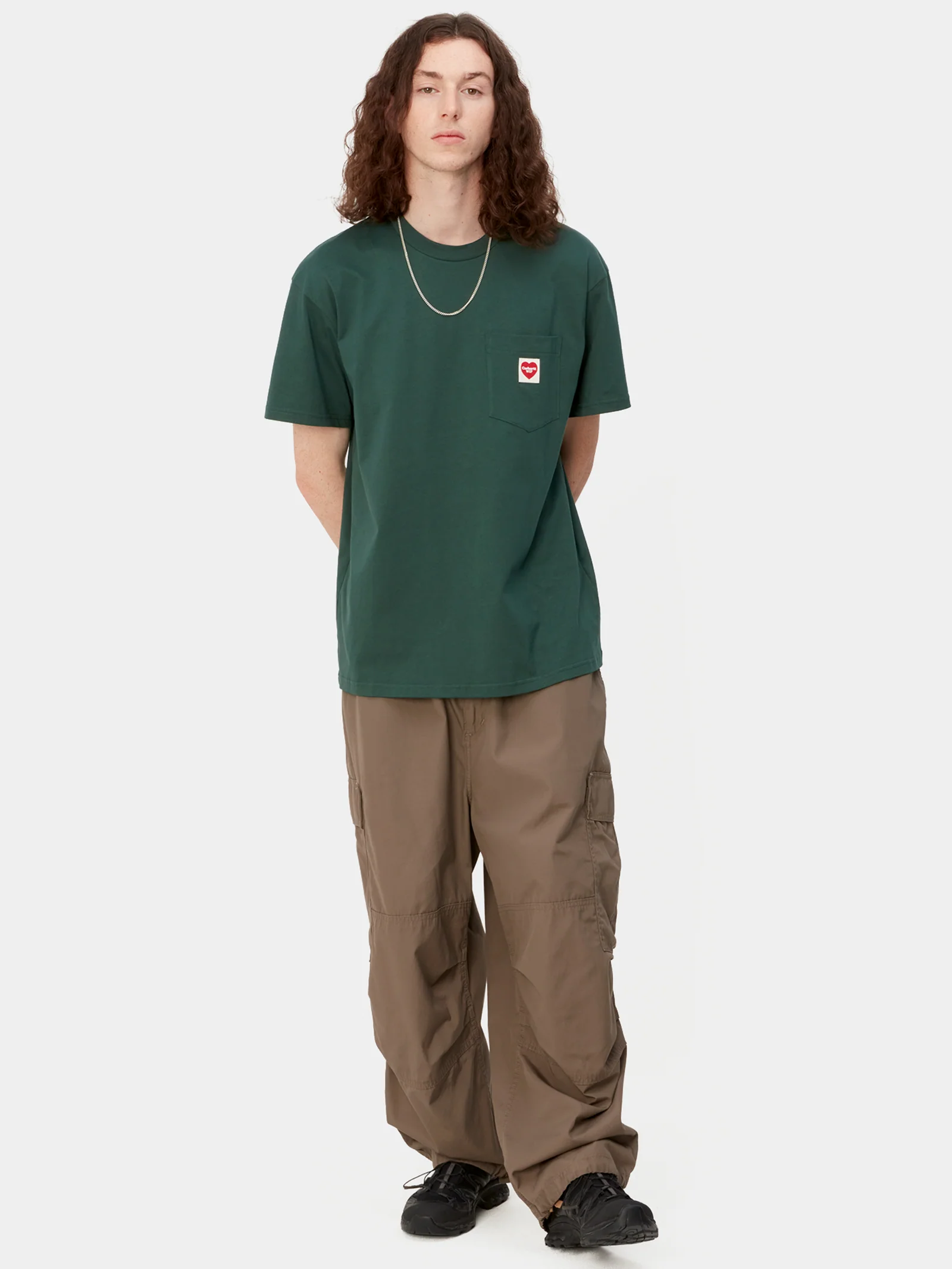 Short Sleeve Heart Pocket T-Shirt - Image 2