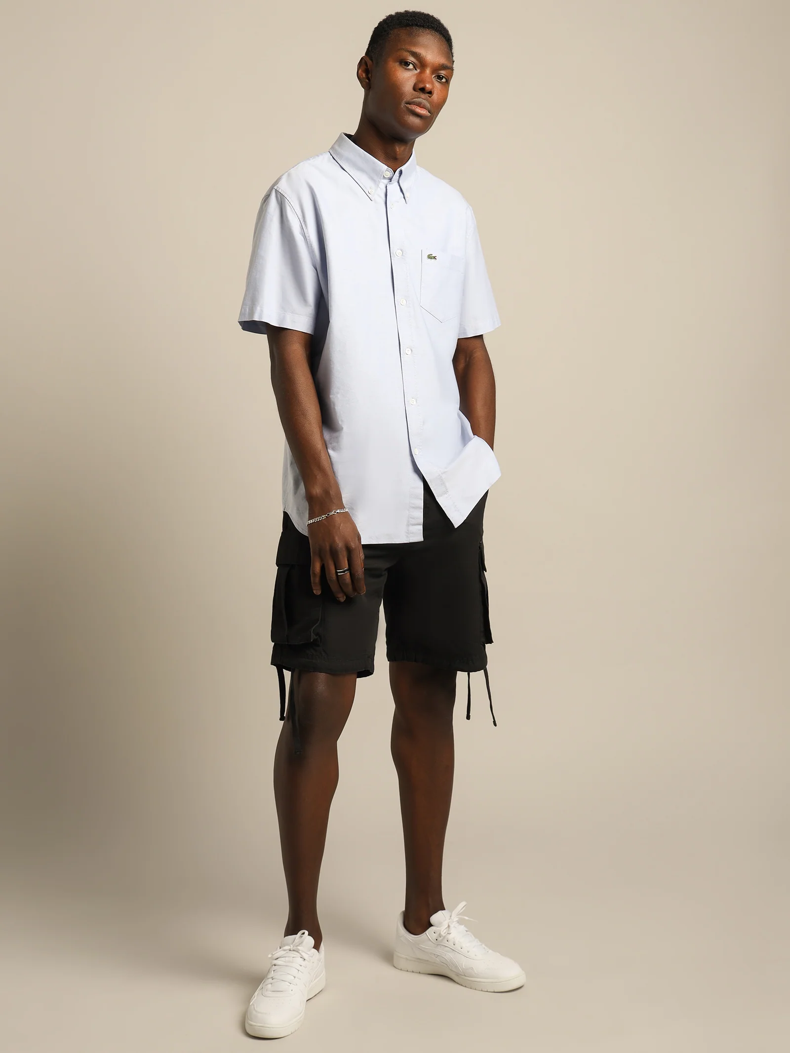 Short Sleeve Oxford Shirt - Image 3