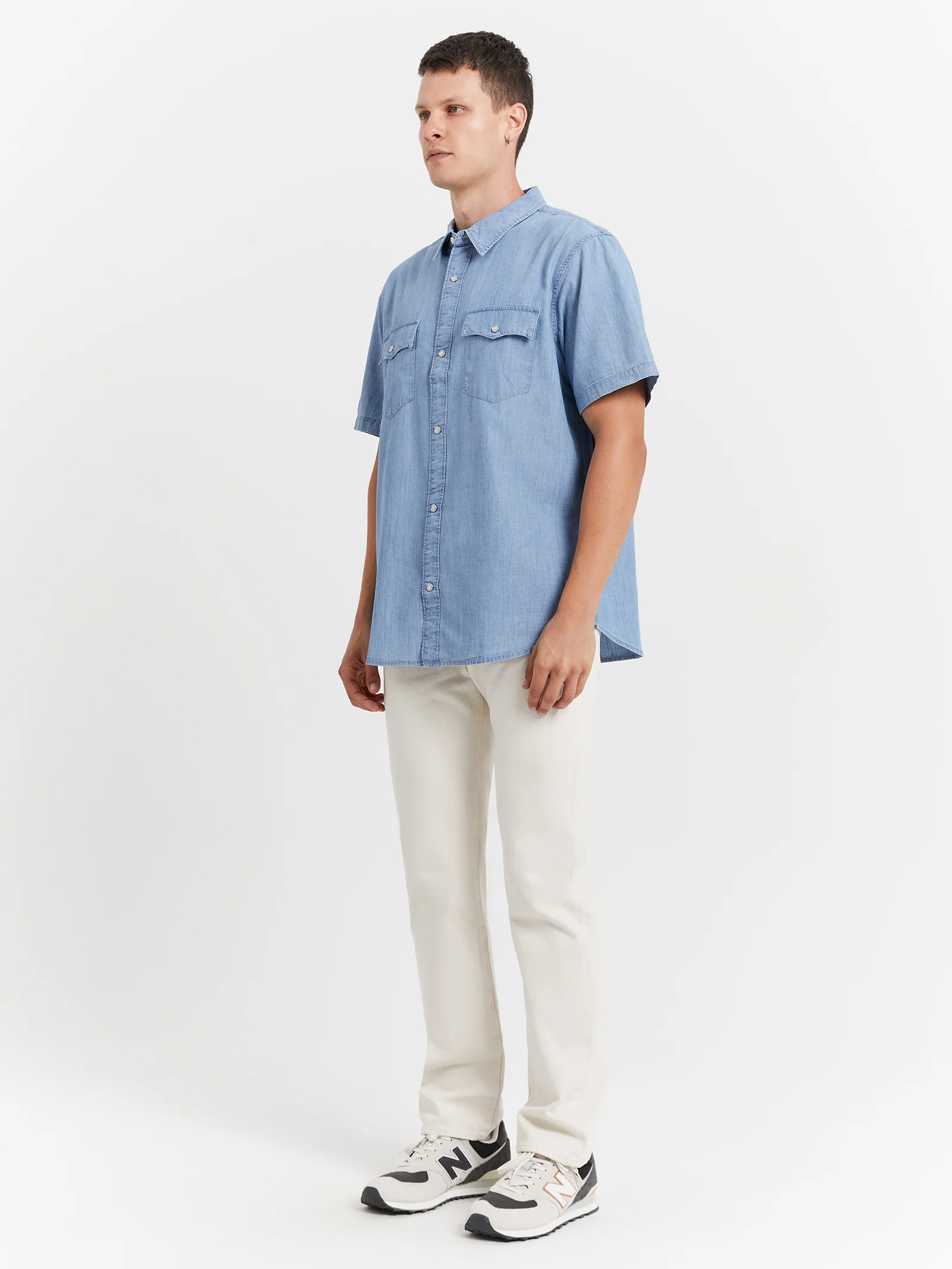 Short Sleeve Relaxed Fit Western Shirt - Image 2