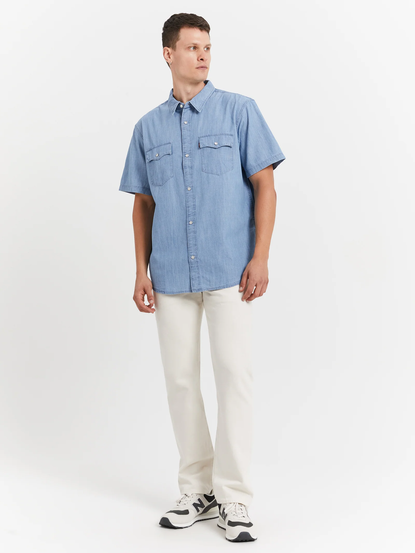 Short Sleeve Relaxed Fit Western Shirt - Image 4