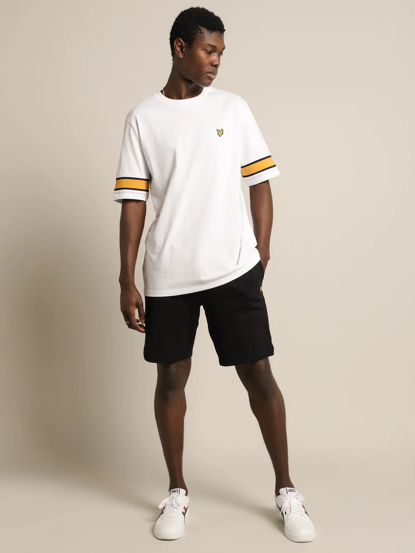 Short Sleeve Rib Insert T-Shirt - Image 3
