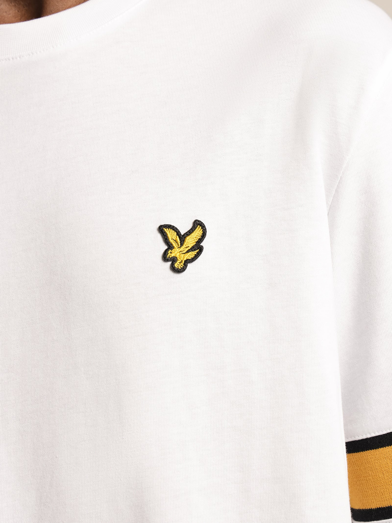 Short Sleeve Rib Insert T-Shirt - Image 4
