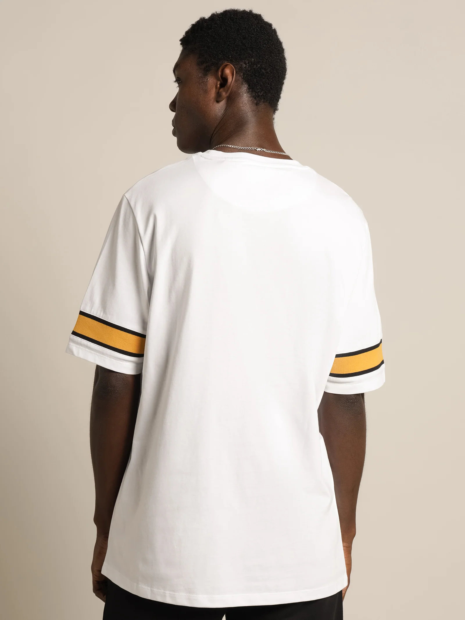 Short Sleeve Rib Insert T-Shirt - Image 6