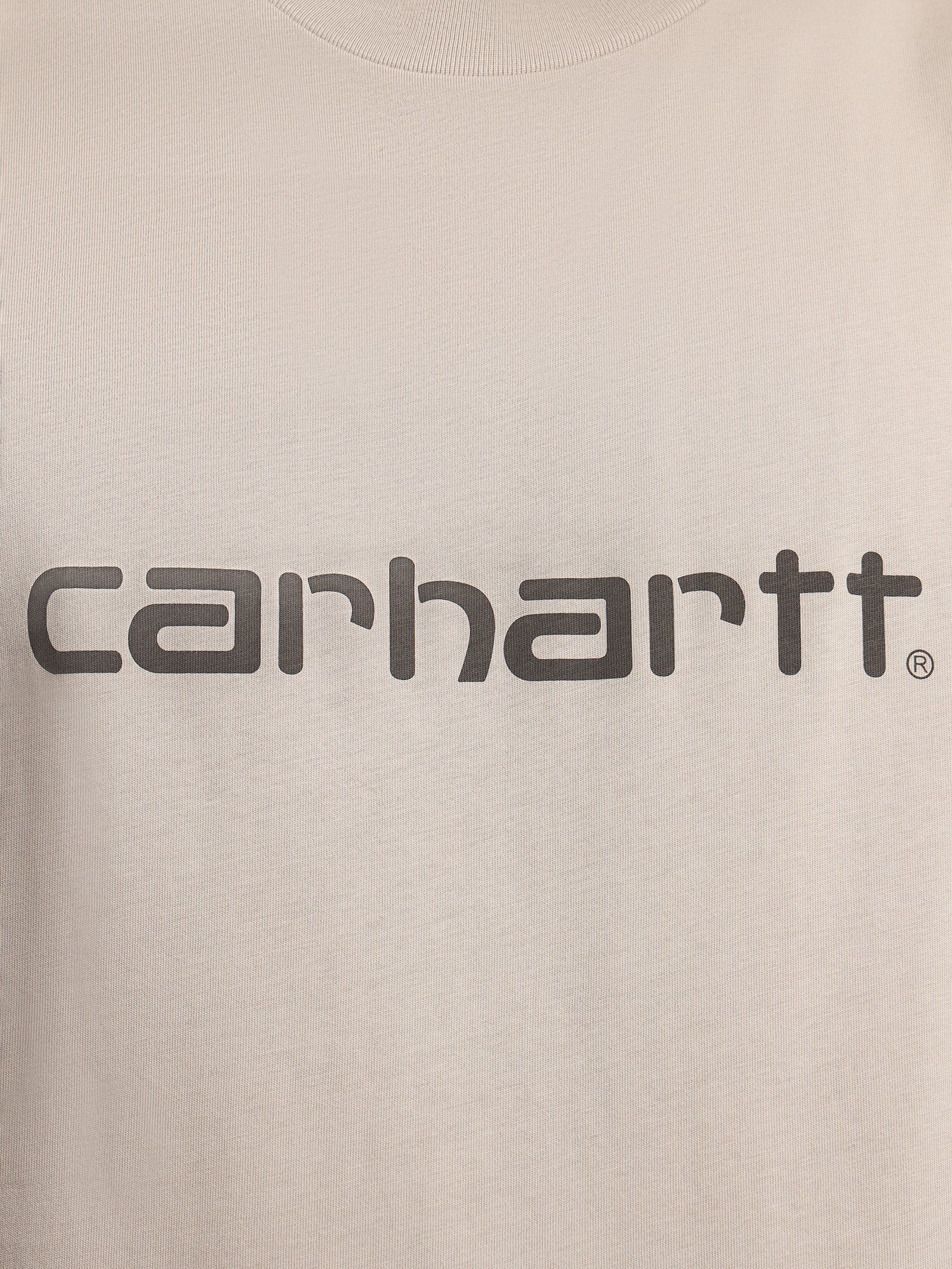 Short Sleeve Script Emboirdery T-Shirt - Image 3