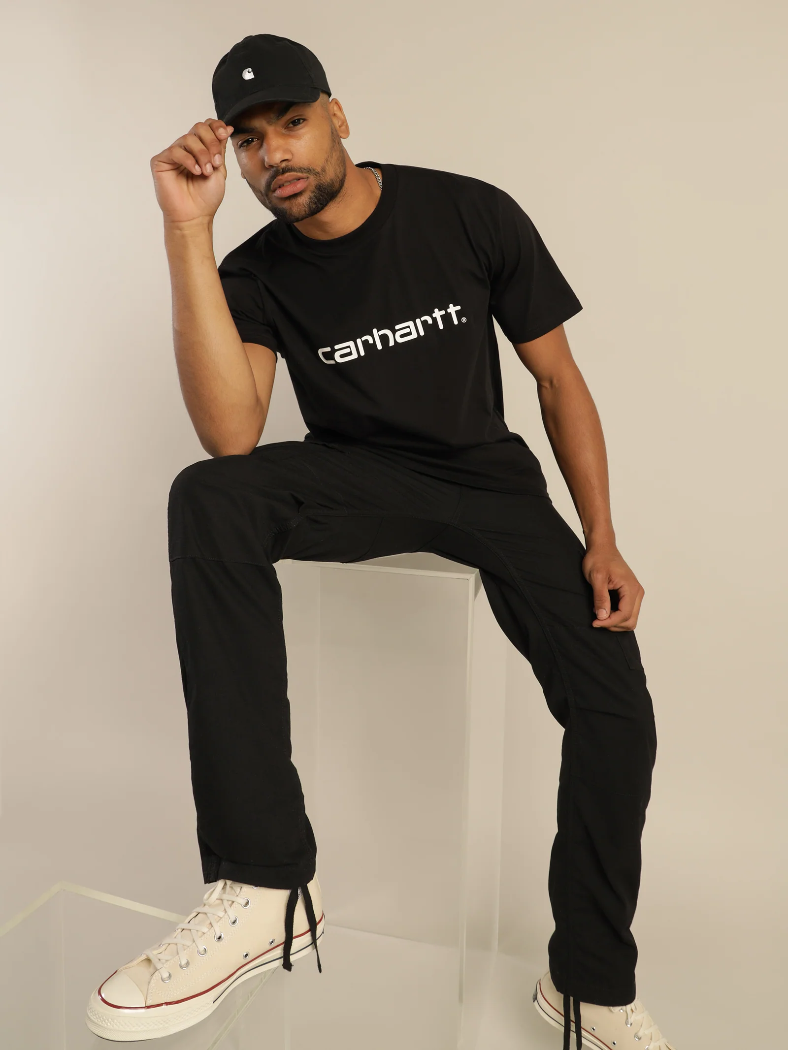 Short Sleeve Script T-Shirt - Image 3
