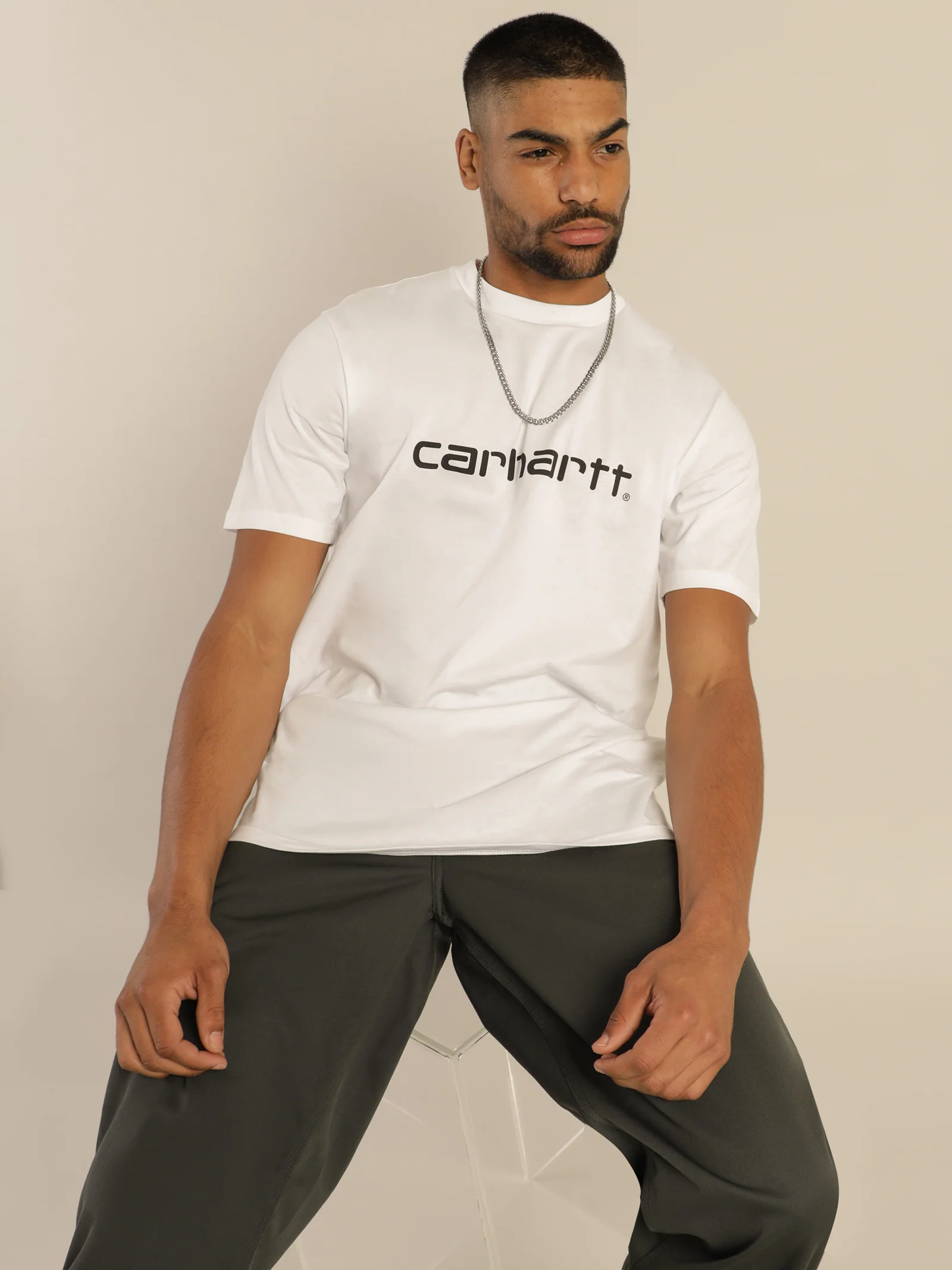 Short Sleeve Script T-Shirt - Image 3