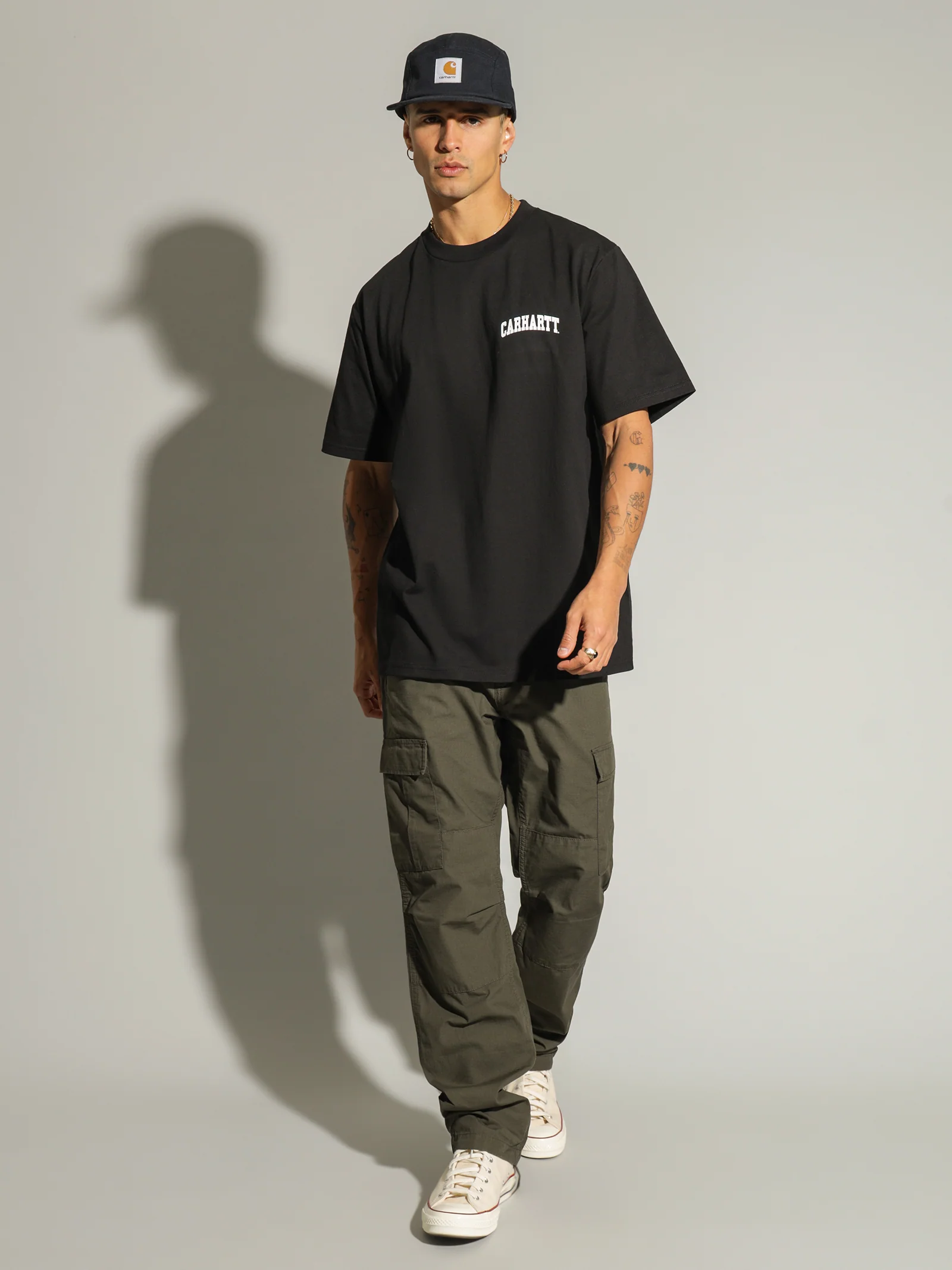 Short Sleeve University Script T-Shirt - Image 3